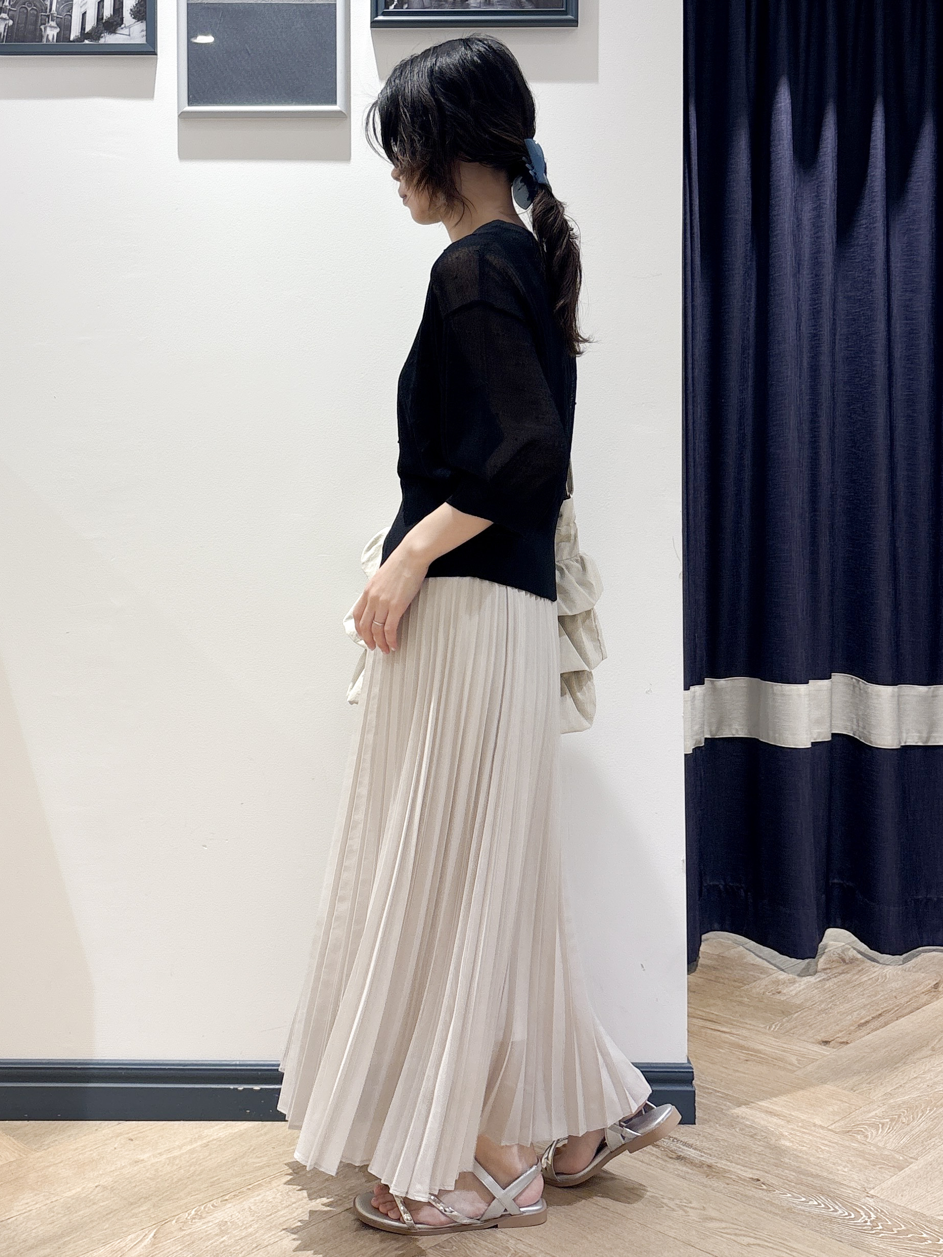 ayakaさんの「grove｜シアードットカーディガン」を使ったコーディネート