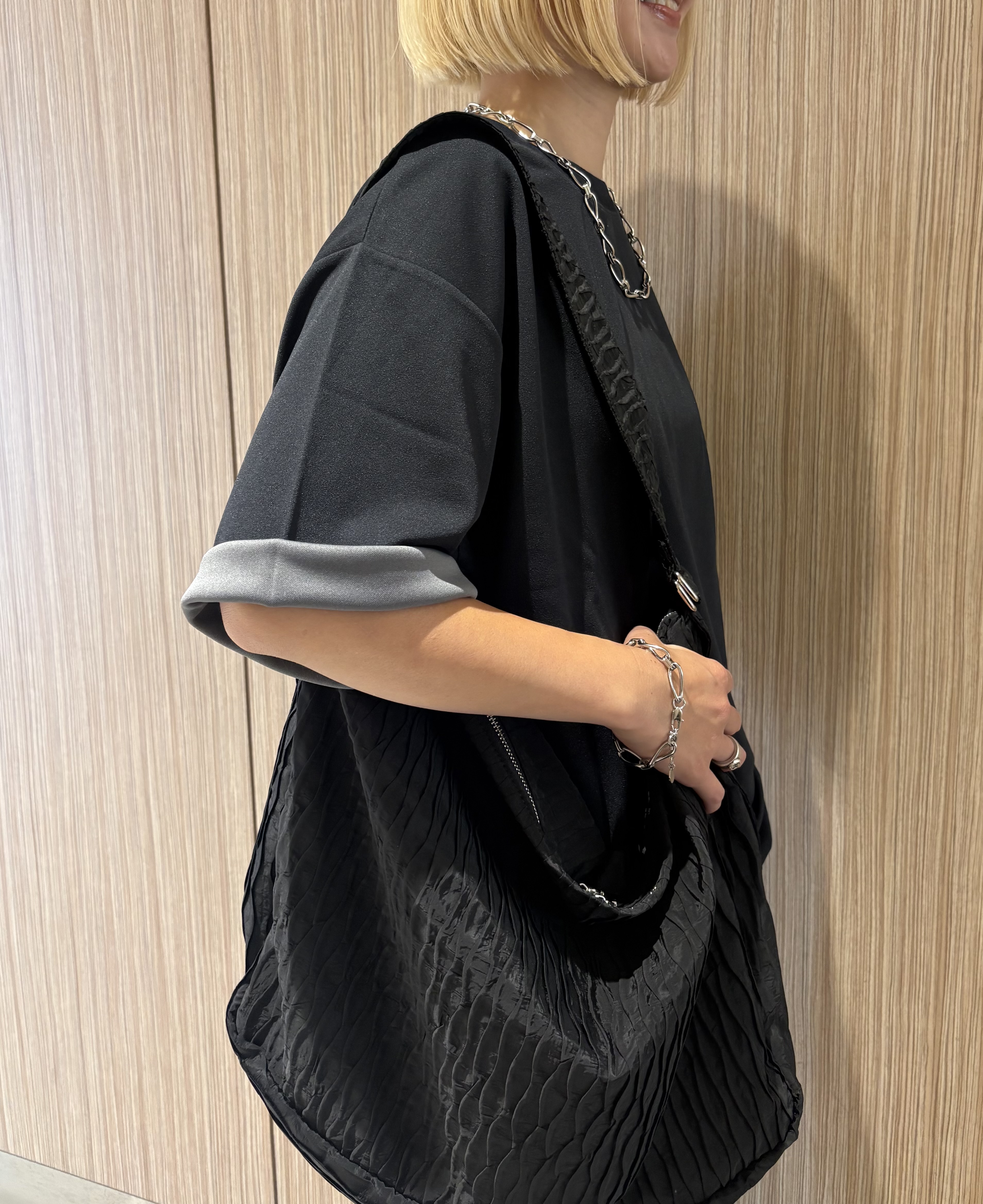 HAMAMIYUさんの「tk.TAKEO KIKUCHI｜【接触冷感】配色ダンボールカットソー」を使ったコーディネート