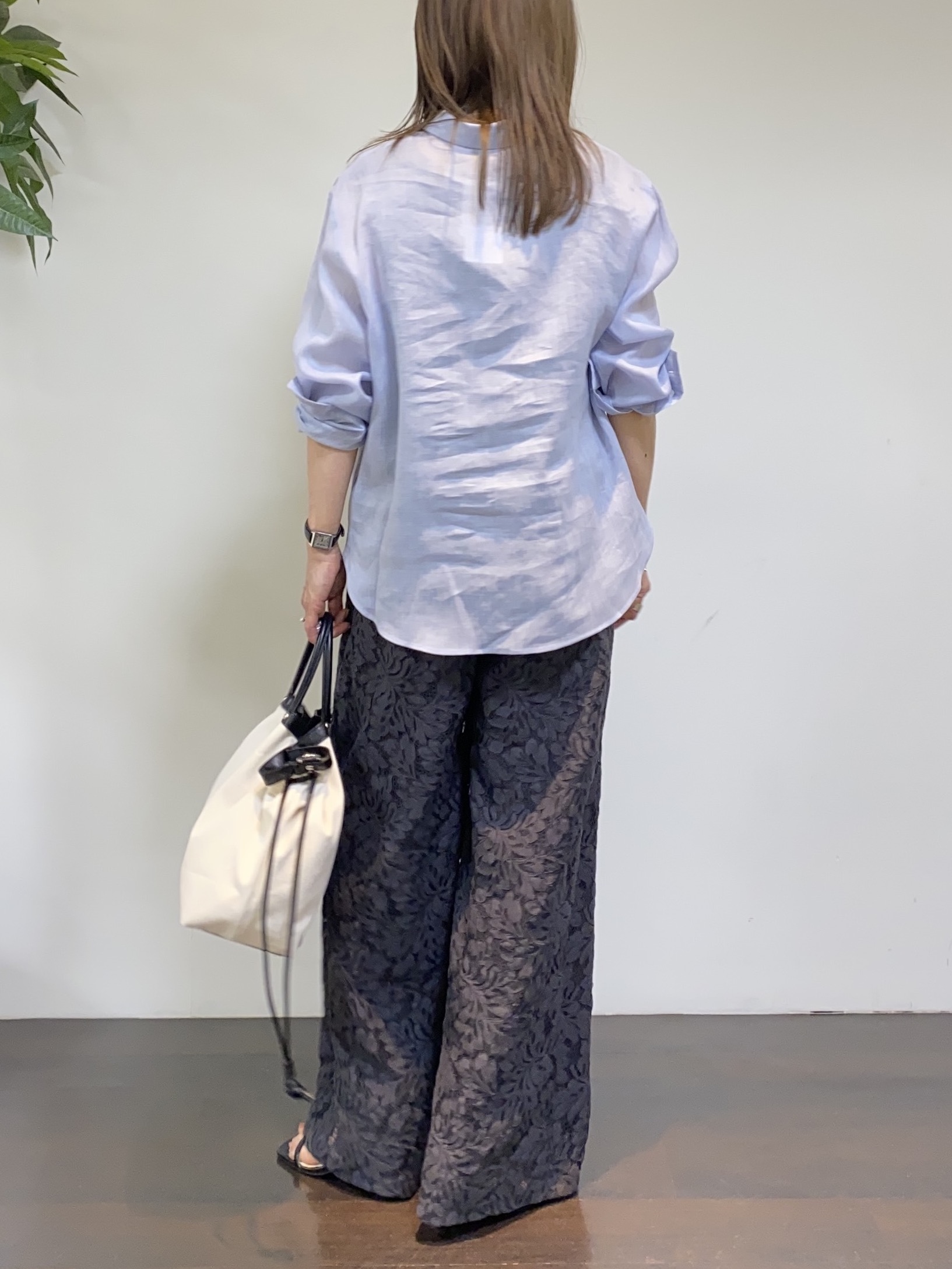 tomoさんの「UNTITLED｜【接触冷感】ドライタッチシャツ」を使ったコーディネート