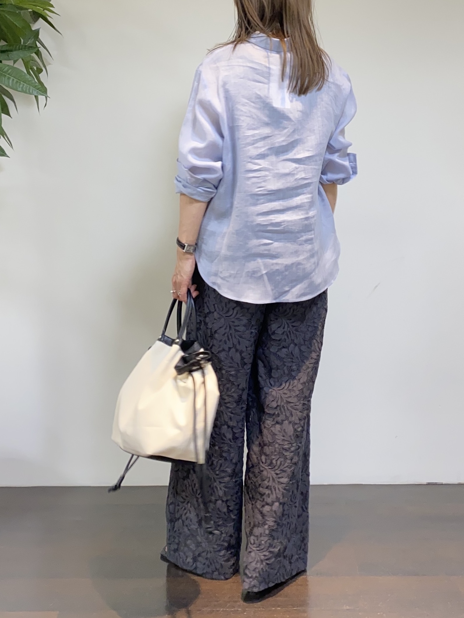 tomoさんの「UNTITLED｜【接触冷感】ドライタッチシャツ」を使ったコーディネート