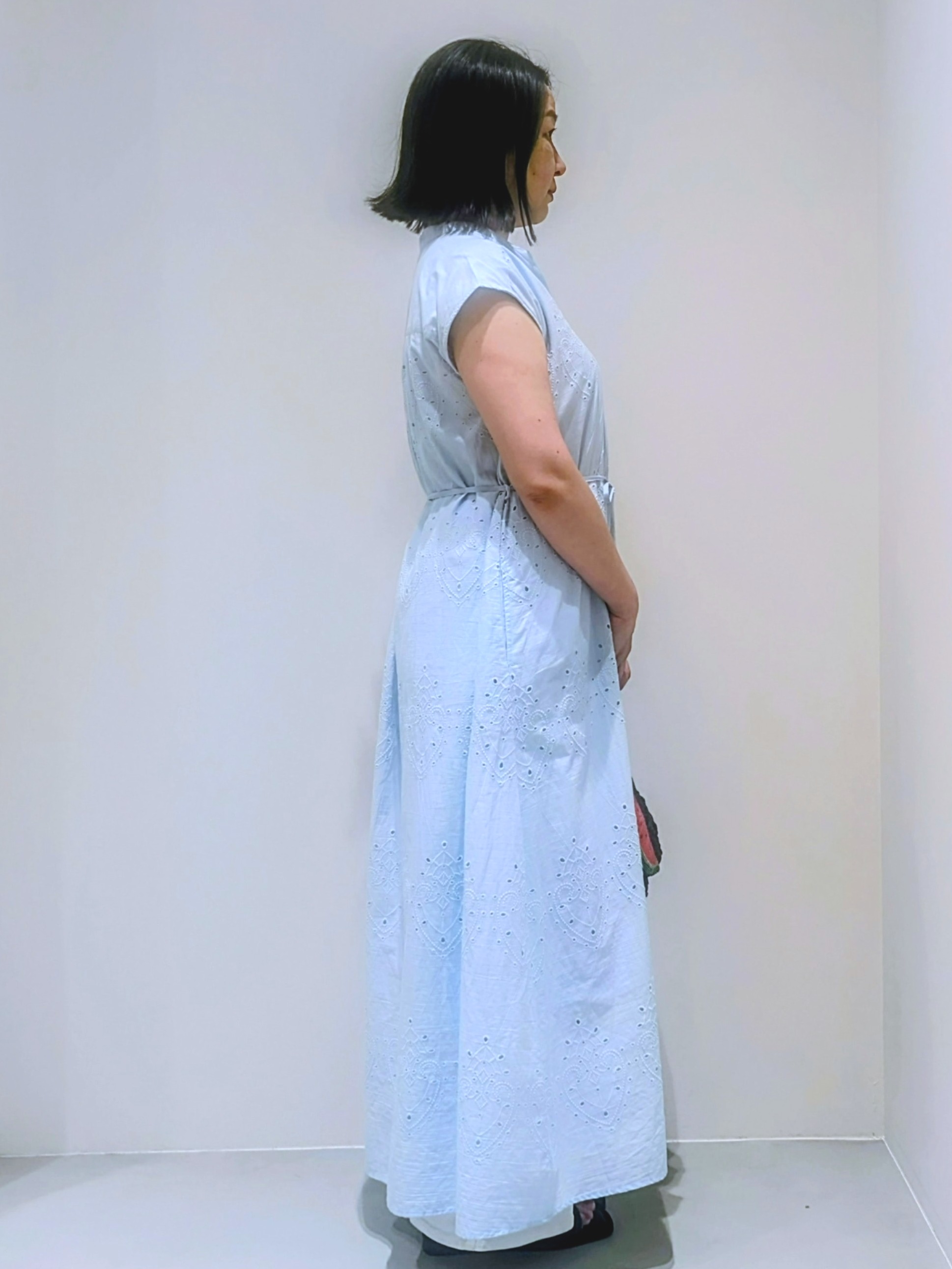 ゆきさんの「OPAQUE.CLIP｜アイレットレース刺繍ワンピース【洗える】」を使ったコーディネート