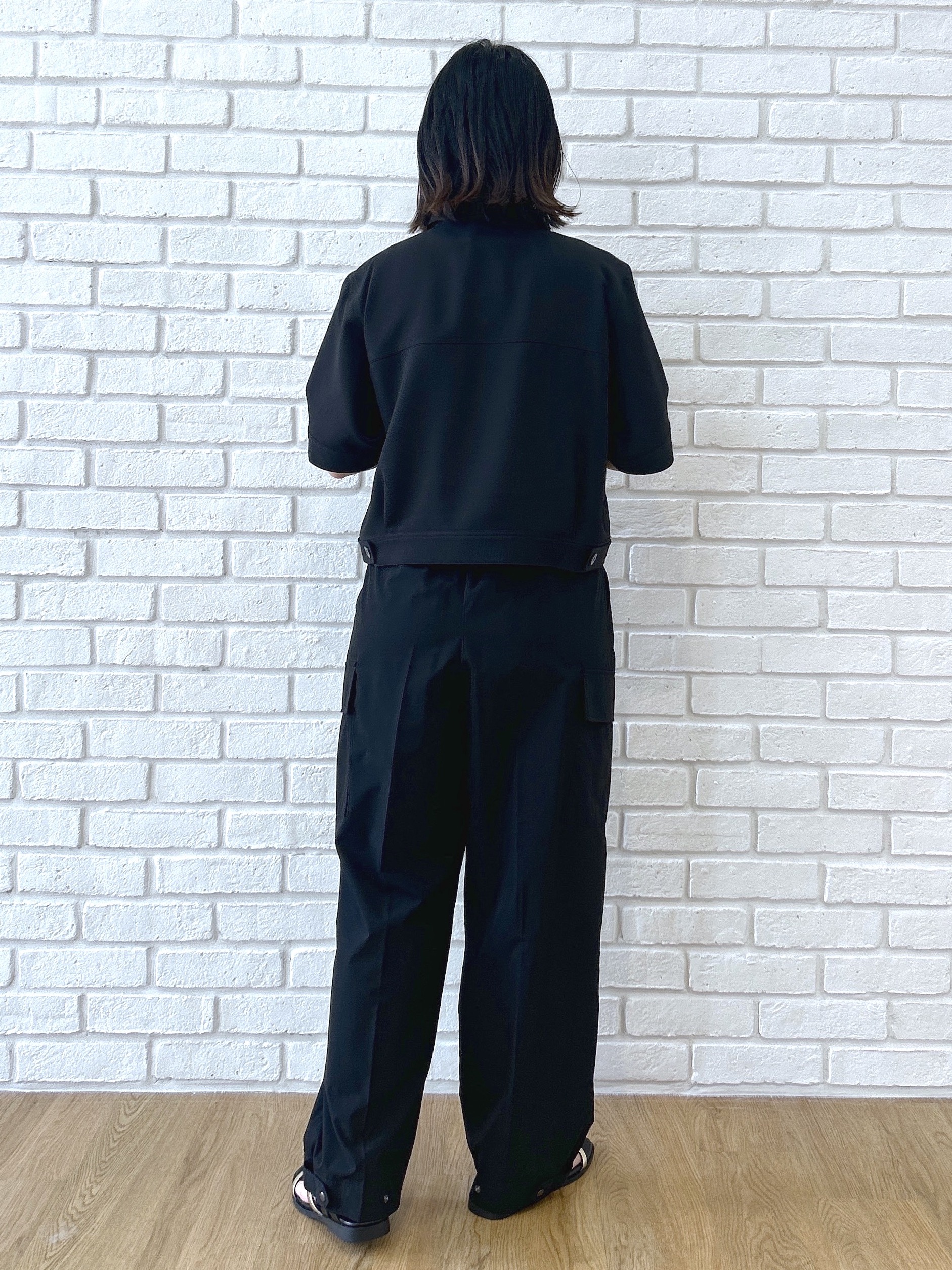 Hirokaさんの「grove｜【吸水速乾・通気性・洗える】衿付きハーフジャケット」を使ったコーディネート