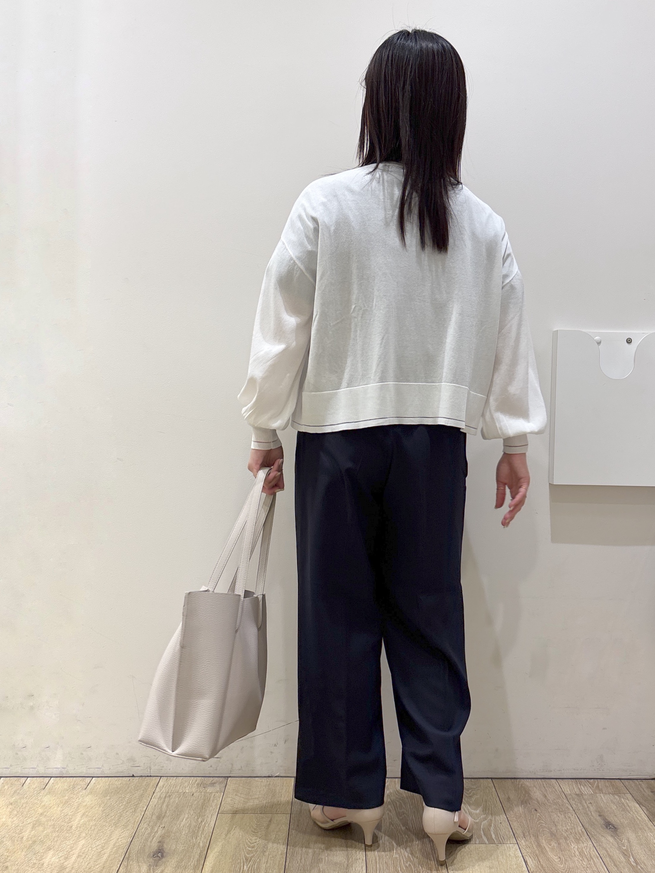 mameさんの「index｜【接触冷感】シアーショートトッパーカーディガン《洗濯機OK／抗ピル》」を使ったコーディネート