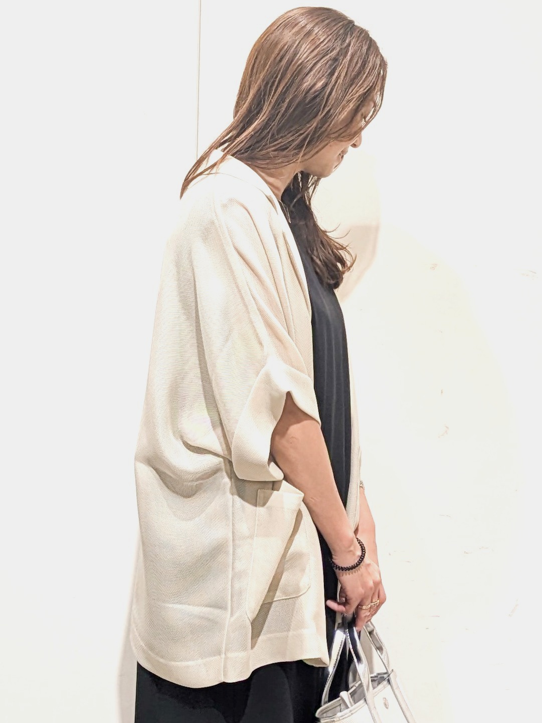 machiさんの「OPAQUE.CLIP｜メッシュテーラードジャケット【洗濯機OK】」を使ったコーディネート