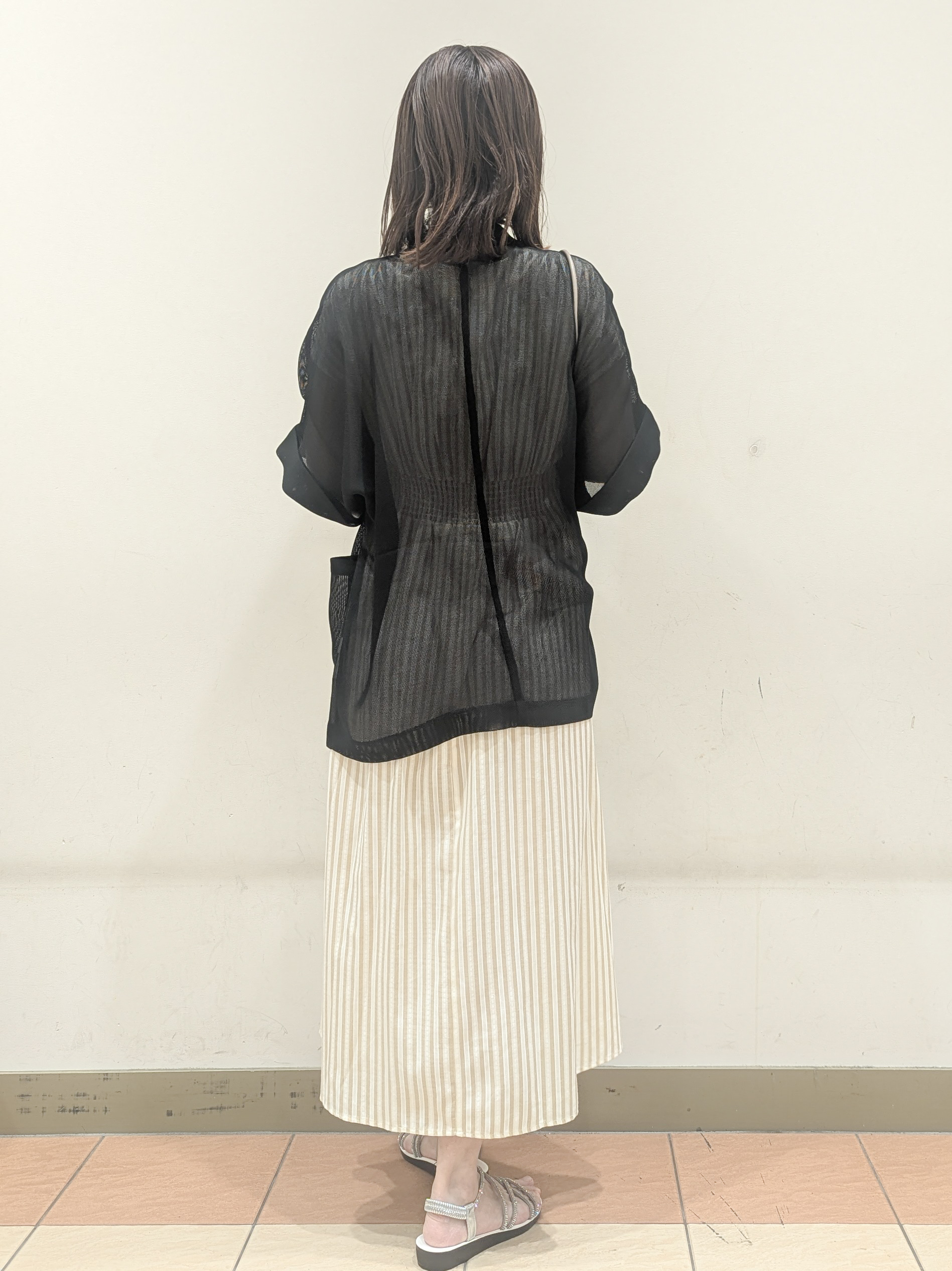 Miさんの「OPAQUE.CLIP｜メッシュテーラードジャケット【洗濯機OK】」を使ったコーディネート