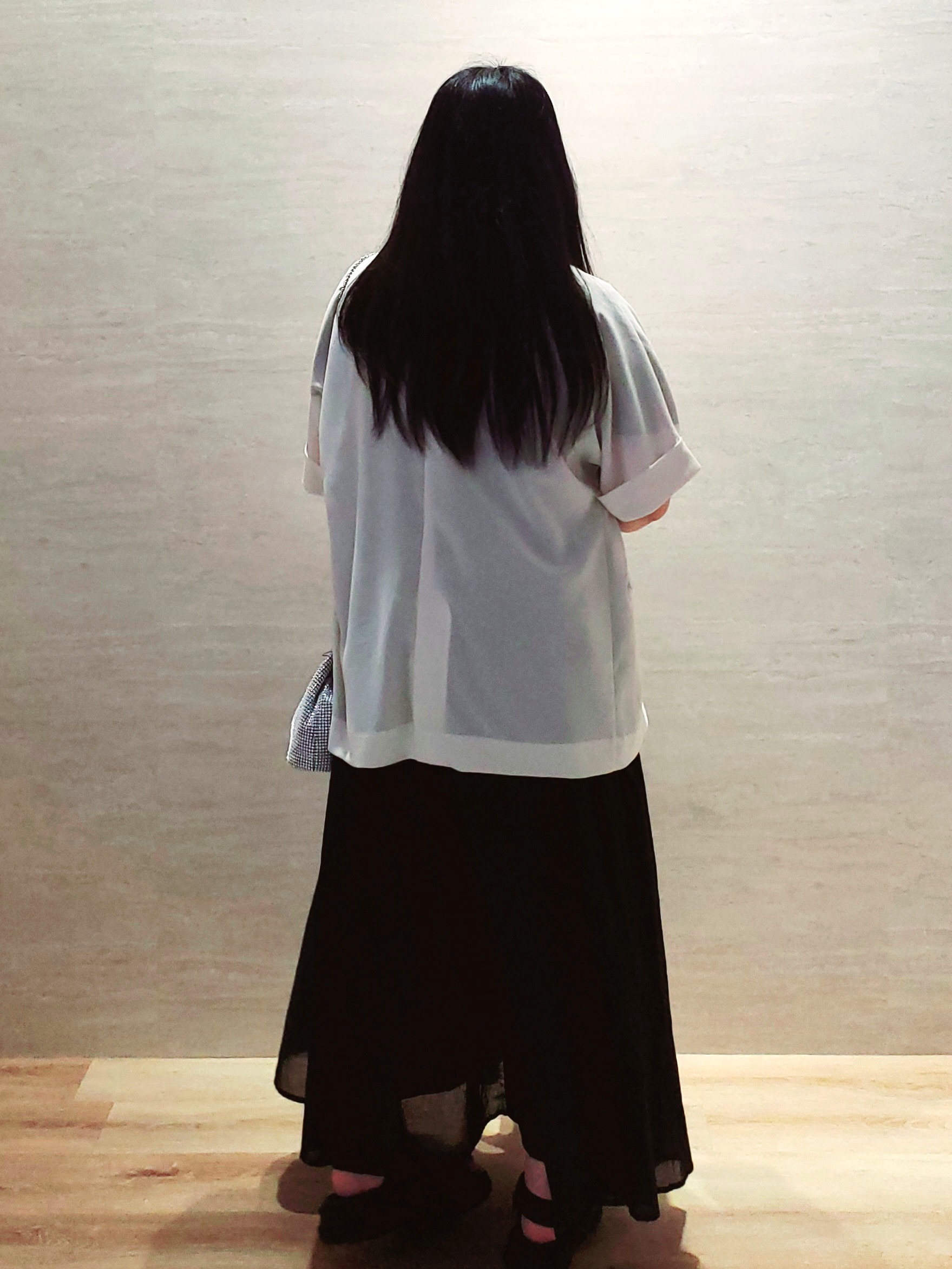 ちぃさんの「OPAQUE.CLIP｜【接触冷感／吸水速乾／防シワ】リネンライクテーラードジャケット《洗濯機OK》」を使ったコーディネート
