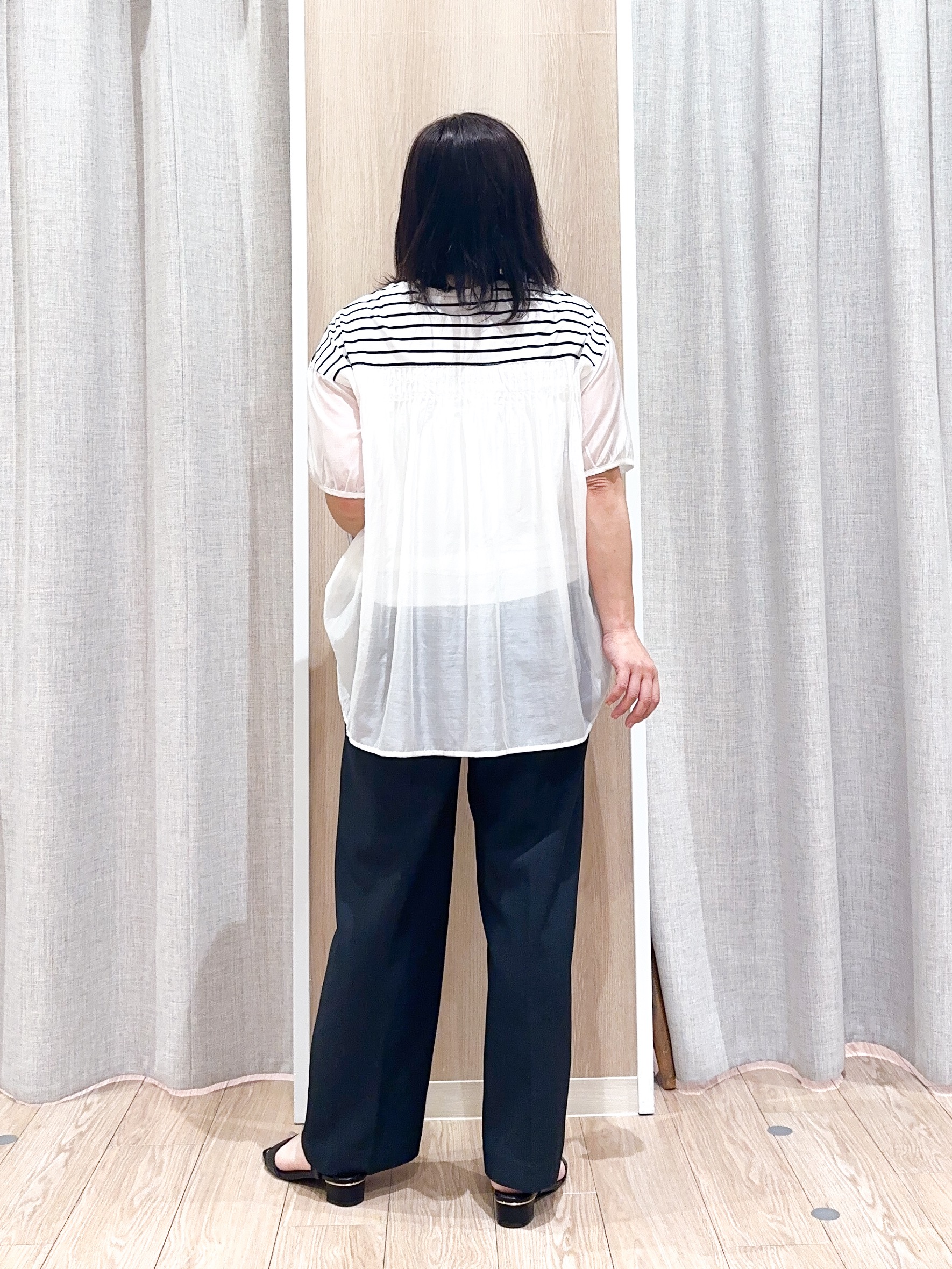 naoさんの「grove｜【UVカット】体型カバー叶う、バックプリーツTシャツ」を使ったコーディネート