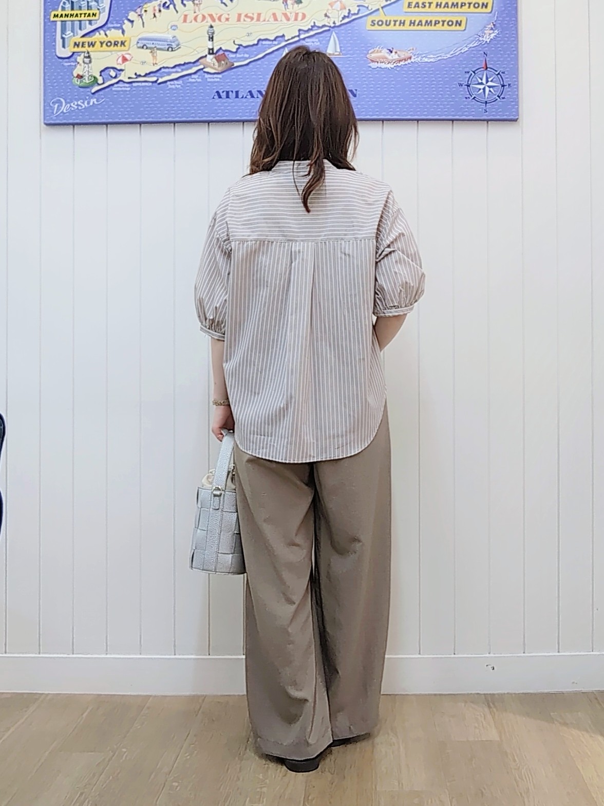 itoさんの「Dessin｜【洗える】ミドル丈シアーカーディガン」を使ったコーディネート
