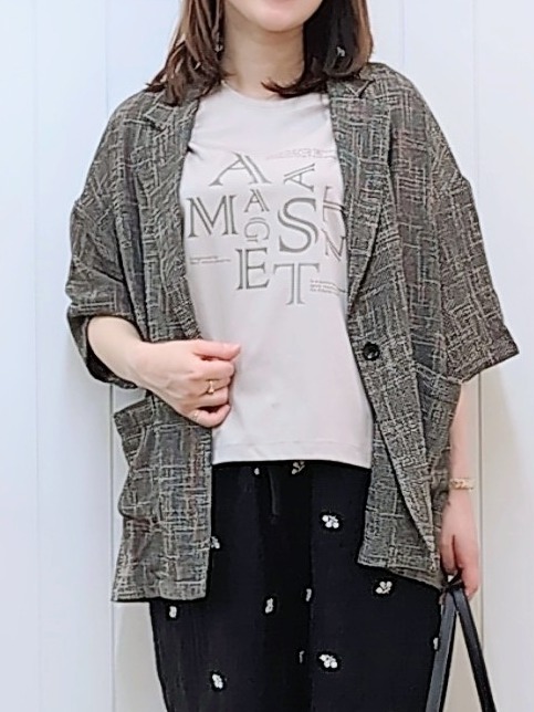 itoさんの「Dessin｜【洗える】エアリーテーラードジャケット」を使ったコーディネート