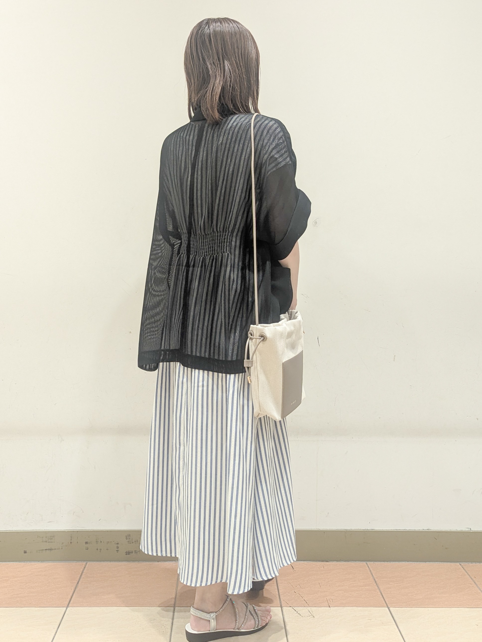 Miさんの「OPAQUE.CLIP｜メッシュテーラードジャケット【洗濯機OK】」を使ったコーディネート