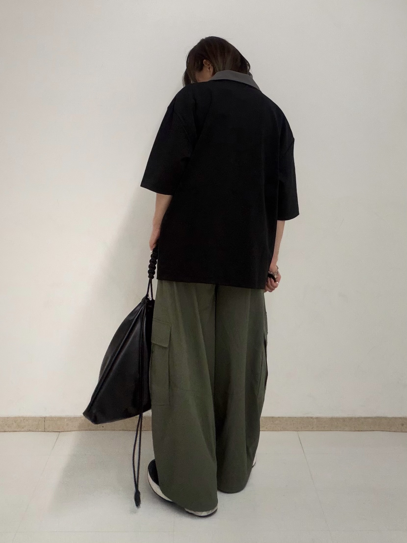 nori さんの「tk.TAKEO KIKUCHI｜【人気商品！】カラースイッチハーフジップポロ/ドロップショルダー/ポロシャツ/ドライタッチ」を使ったコーディネート