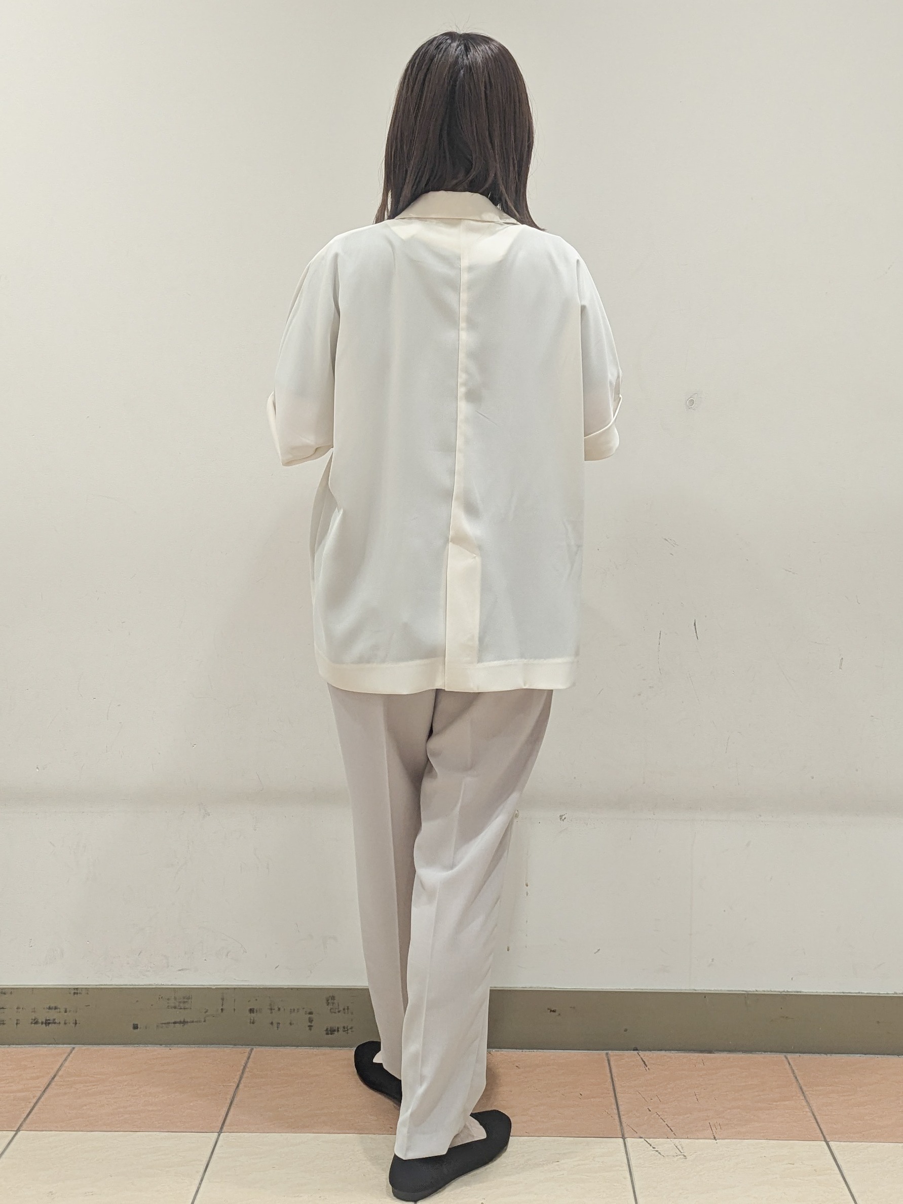 Miさんの「OPAQUE.CLIP｜ペプラムドッキングカットソー【洗濯機OK】」を使ったコーディネート