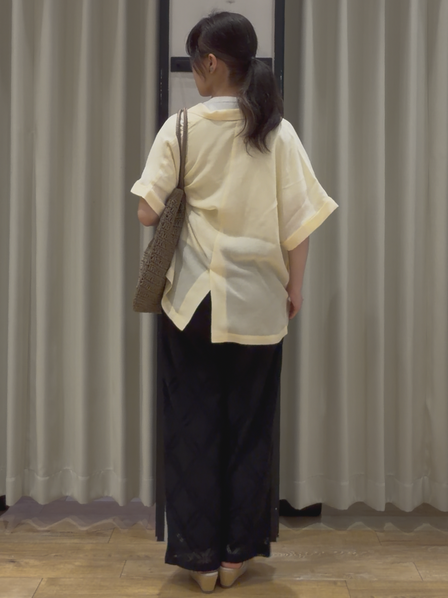RUKAさんの「grove｜【洗濯機OK/SETUP可】シワになりにくいハーフスリーブジャケット」を使ったコーディネート