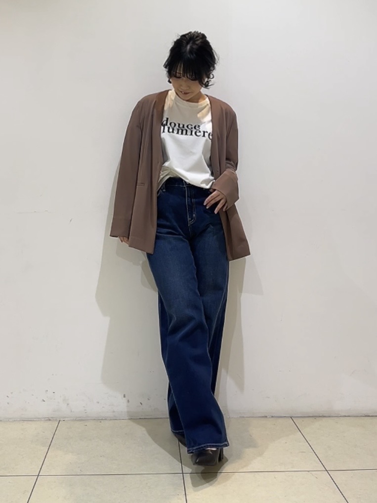 watanabeさんの「UNTITLED｜【接触冷感／透湿／着る日傘】ノーカラージャケット」を使ったコーディネート