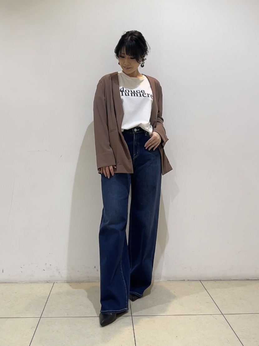 watanabeさんの「UNTITLED｜【接触冷感／透湿／着る日傘】ノーカラージャケット」を使ったコーディネート