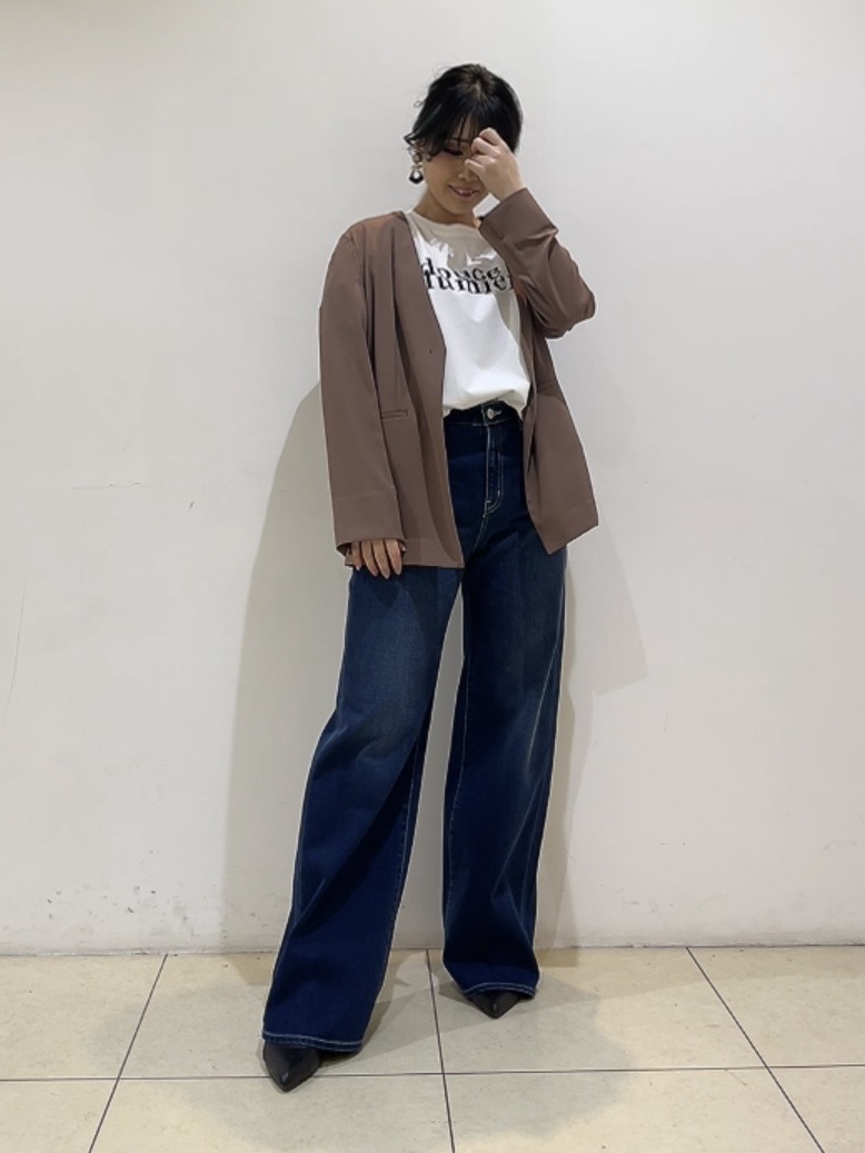 watanabeさんの「UNTITLED｜【接触冷感／透湿／着る日傘】ノーカラージャケット」を使ったコーディネート
