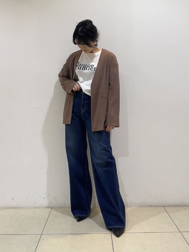 watanabeさんの「UNTITLED｜【接触冷感／透湿／着る日傘】ノーカラージャケット」を使ったコーディネート