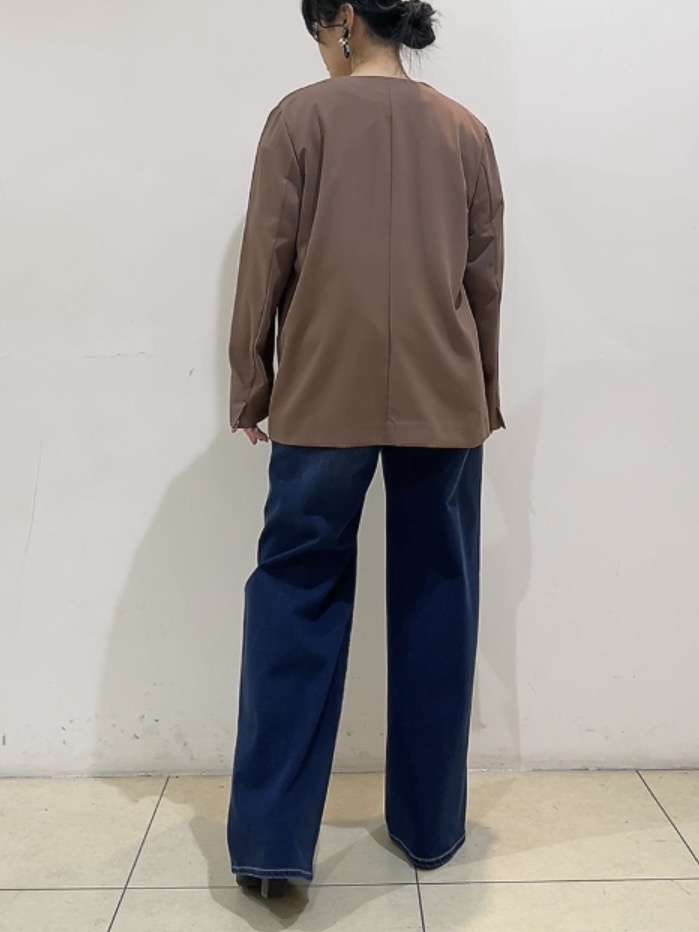 watanabeさんの「UNTITLED｜【接触冷感／透湿／着る日傘】ノーカラージャケット」を使ったコーディネート
