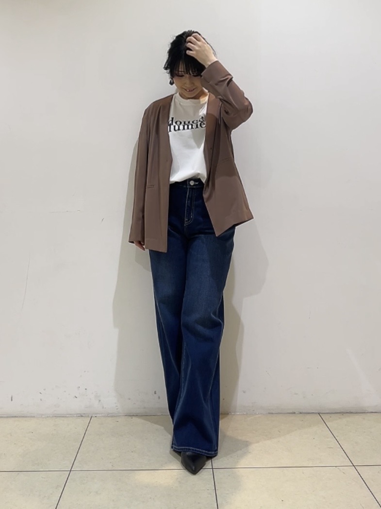 watanabeさんの「UNTITLED｜【接触冷感／透湿／着る日傘】ノーカラージャケット」を使ったコーディネート