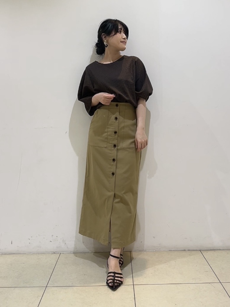 watanabeさんの「UNTITLED｜【体型カバー】サッカーチェックドルマントップス」を使ったコーディネート