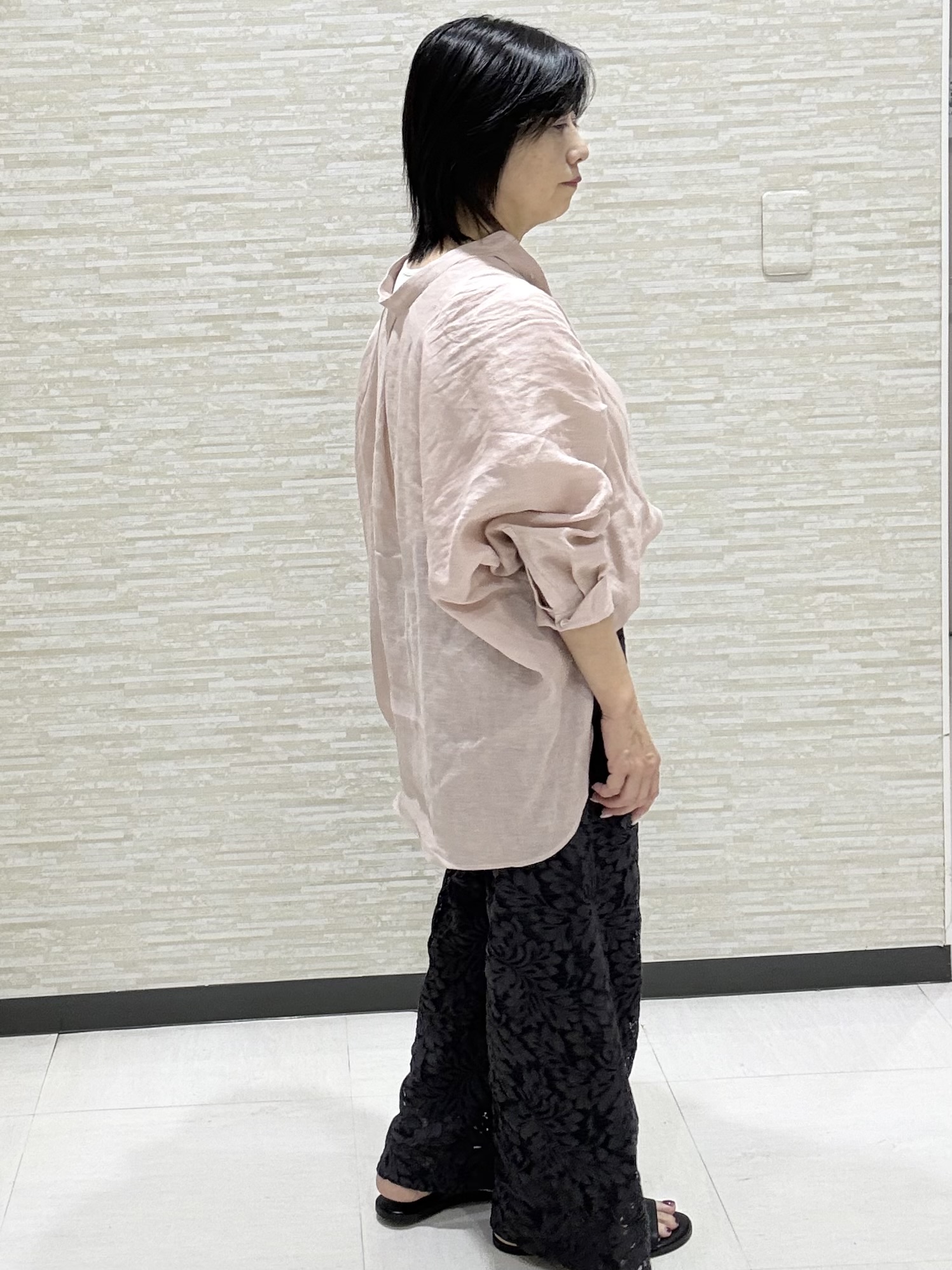 KITAさんの「UNTITLED｜【麻100】リネンドルマンシャツ」を使ったコーディネート