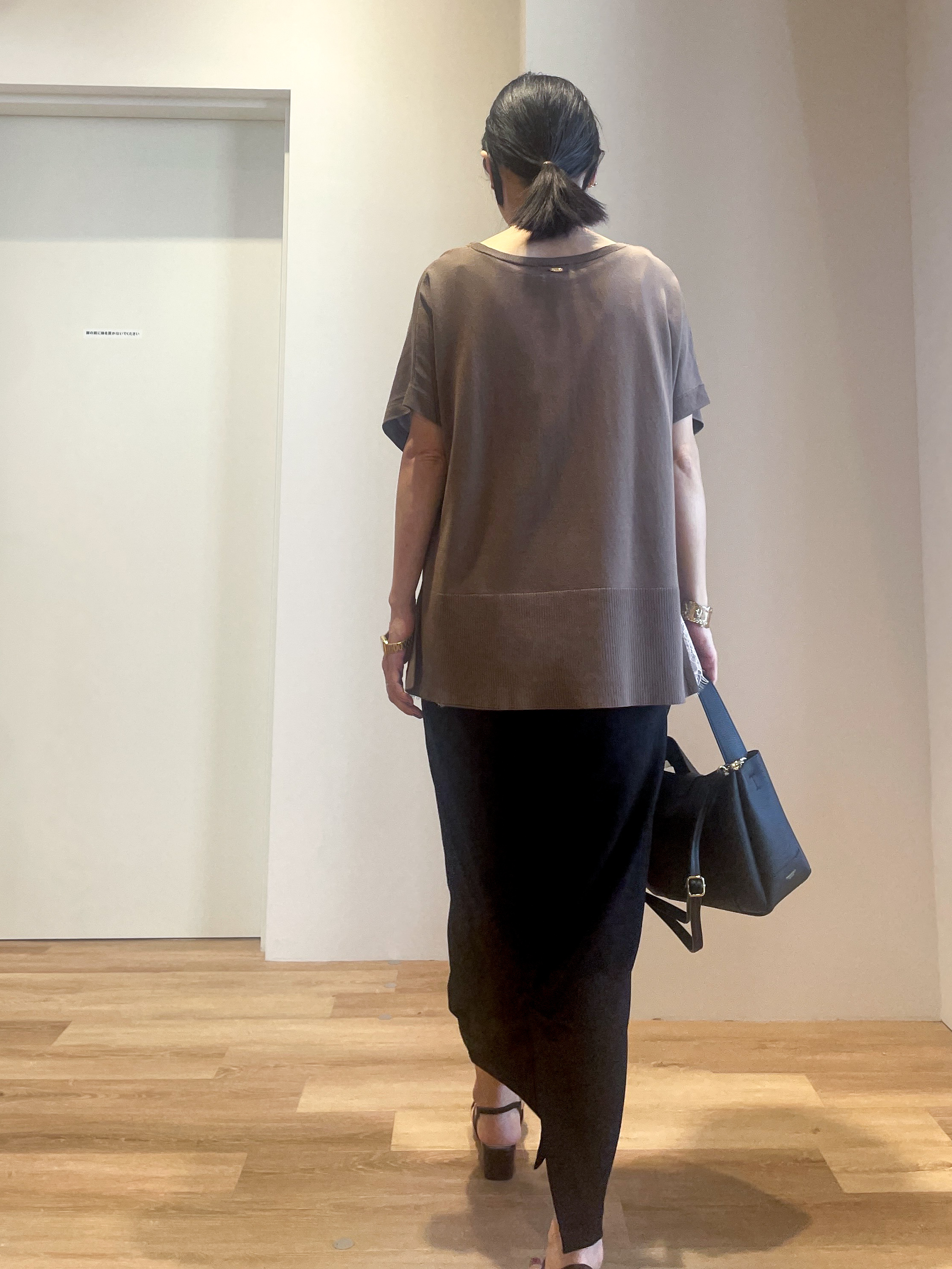 あいさんの「OPAQUE.CLIP｜ドライタッチドルマンニット【洗濯機OK】」を使ったコーディネート