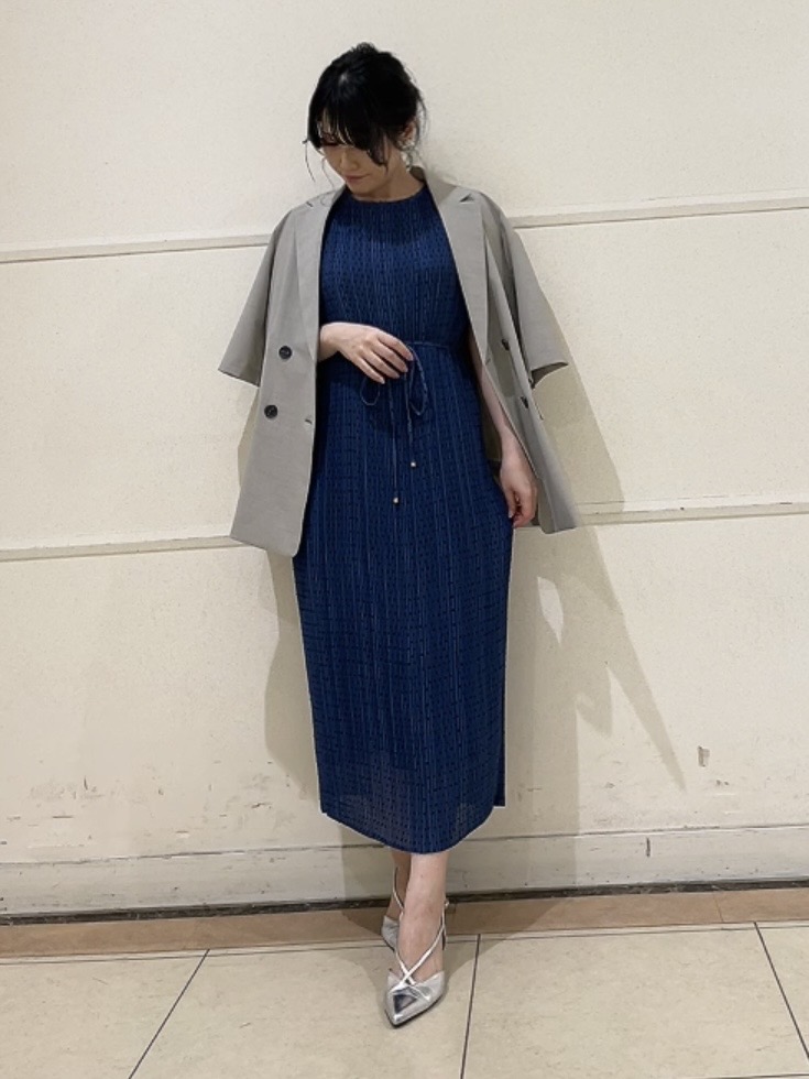 watanabeさんの「UNTITLED｜【シワになりにくい/セットアップ可/接触冷感】ハーフスリーブジャケット」を使ったコーディネート