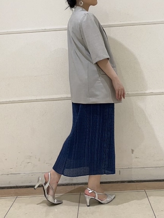 watanabeさんの「UNTITLED｜【シワになりにくい/セットアップ可/接触冷感】ハーフスリーブジャケット」を使ったコーディネート