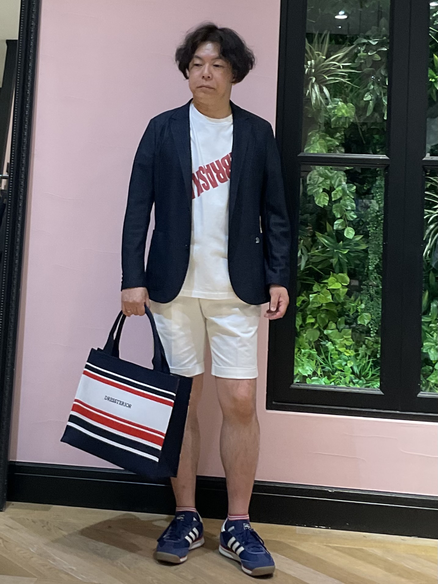 Nagaseさんの「DRESSTERIOR｜【otonaMUSE5月号掲載】ボーダーニットラージトート」を使ったコーディネート