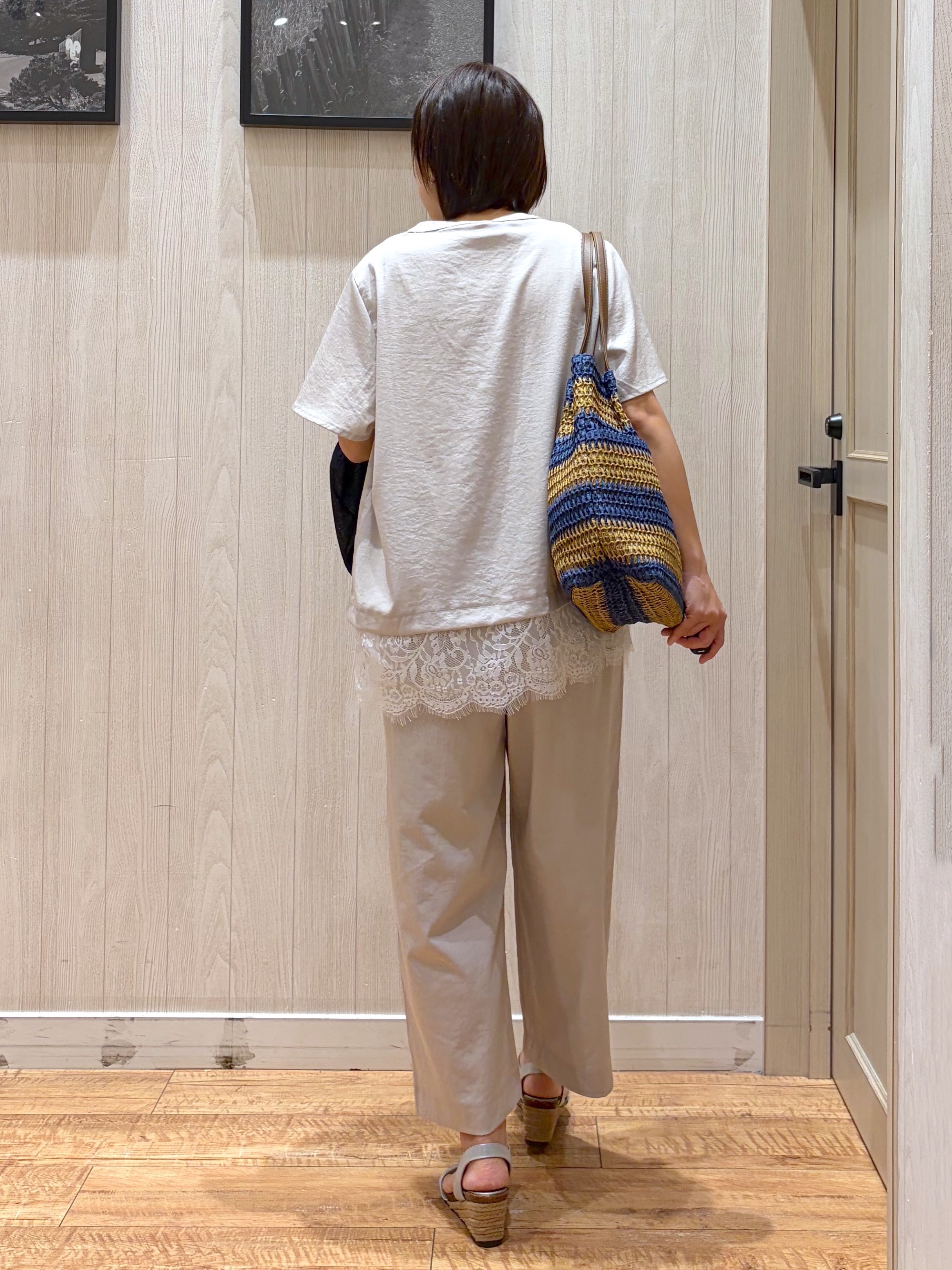 shirayuuuさんの「SHOO･LA･RUE｜【洗濯機可/S-LL】オンにもオフにも マルチに使えるボタンレスカーディガン」を使ったコーディネート