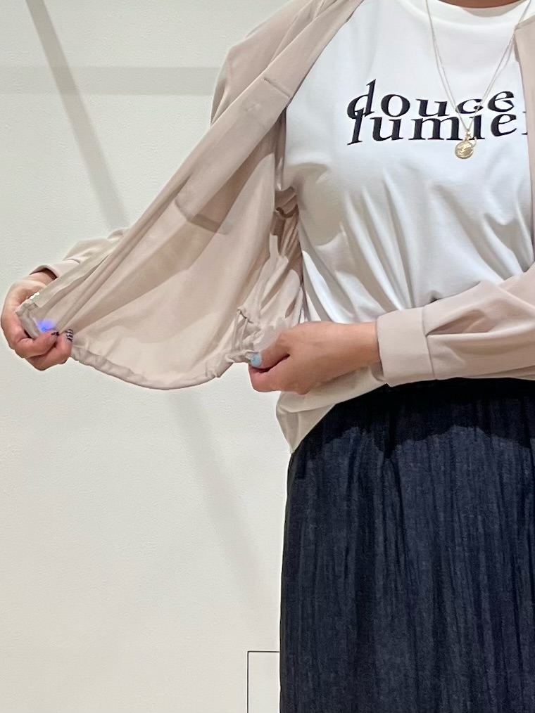TOMOMIさんの「UNTITLED｜◆【洗える】シアーブルゾン」を使ったコーディネート