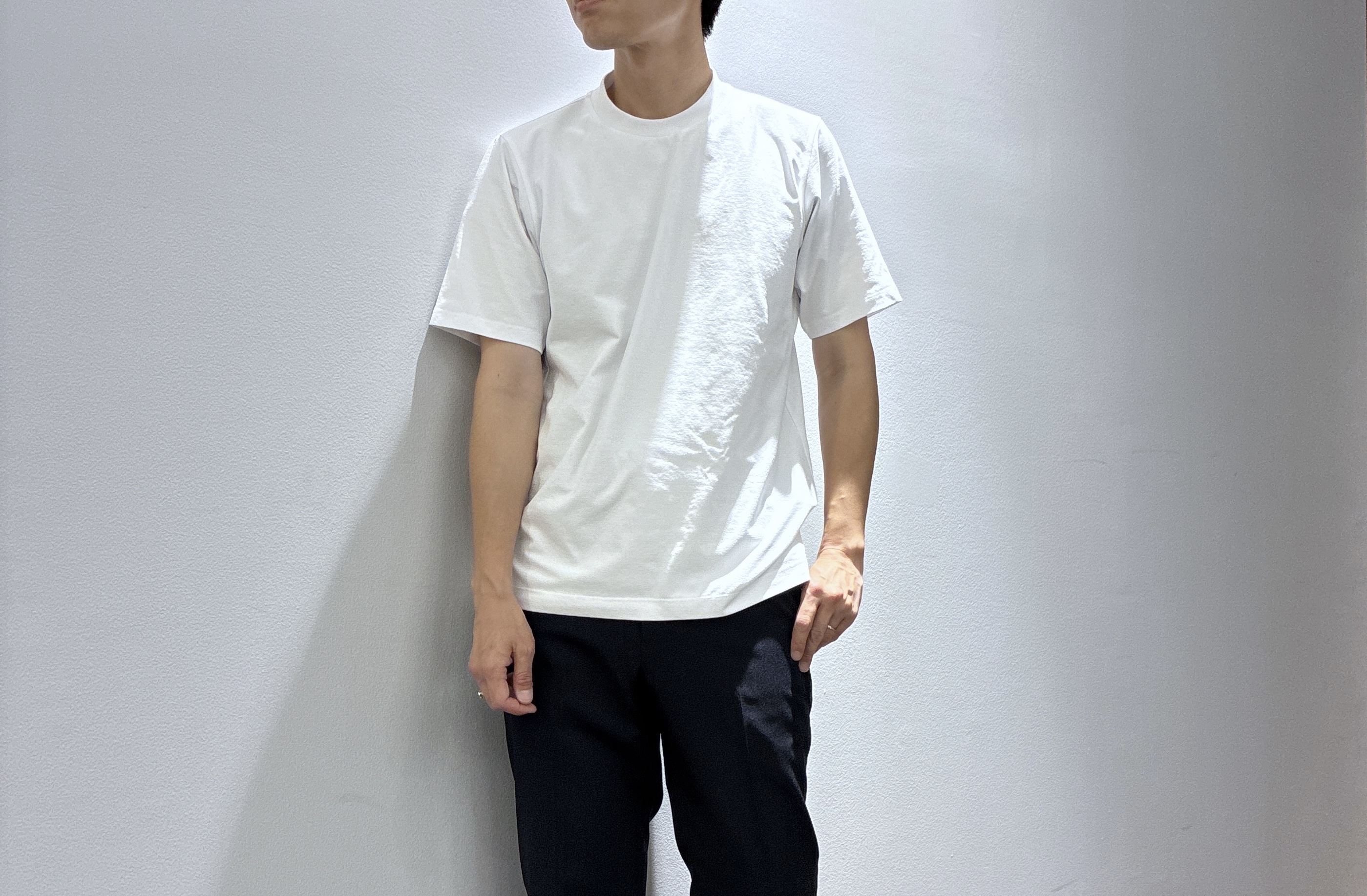 わいずみさんの「TAKEO KIKUCHI｜【抗菌防臭】COOL DOTS（R）ドビープリント ジャケット」を使ったコーディネート