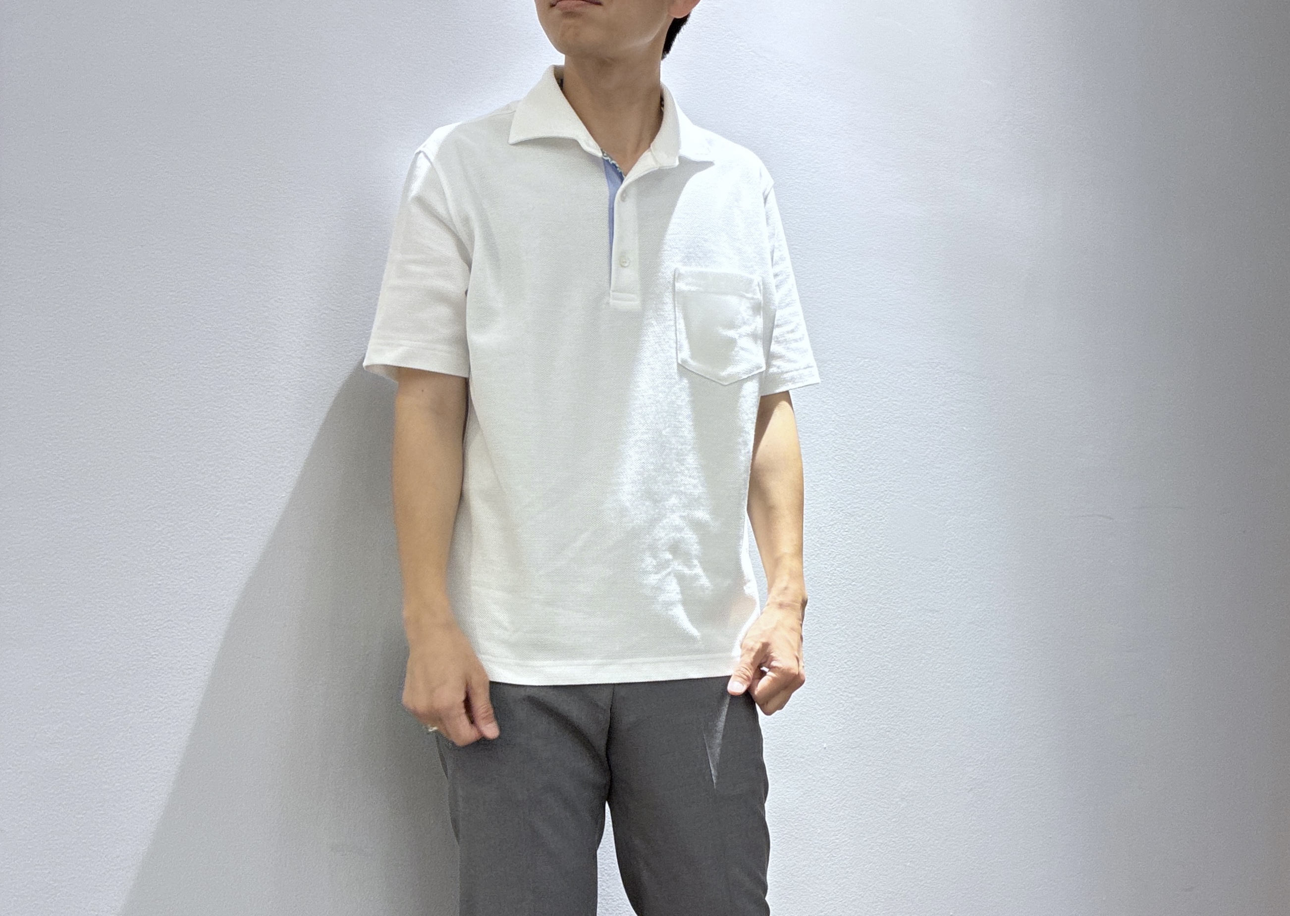 わいずみさんの「TAKEO KIKUCHI｜【Begin5月号掲載/通気性】トリコットサッカー ジャケット」を使ったコーディネート