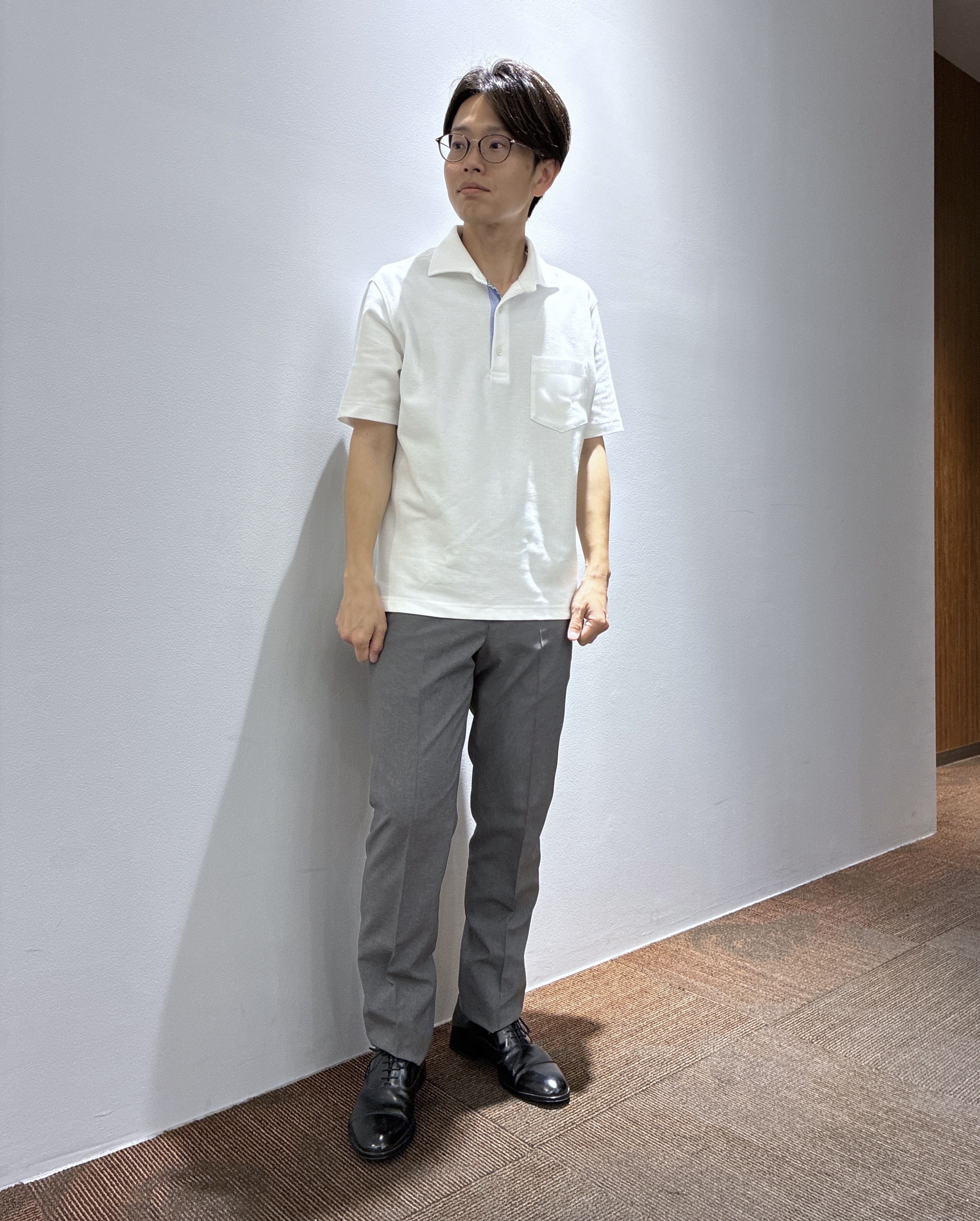 わいずみさんの「TAKEO KIKUCHI｜【Begin5月号掲載/通気性】トリコットサッカー ジャケット」を使ったコーディネート