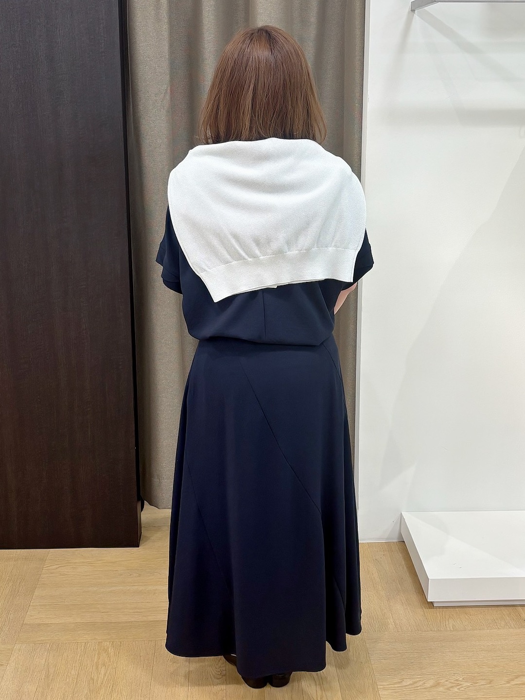 Keiさんの「UNTITLED｜【セットアップ可/UVカット/前後2WAY】リラクシーフレンチスリーブブラウス」を使ったコーディネート