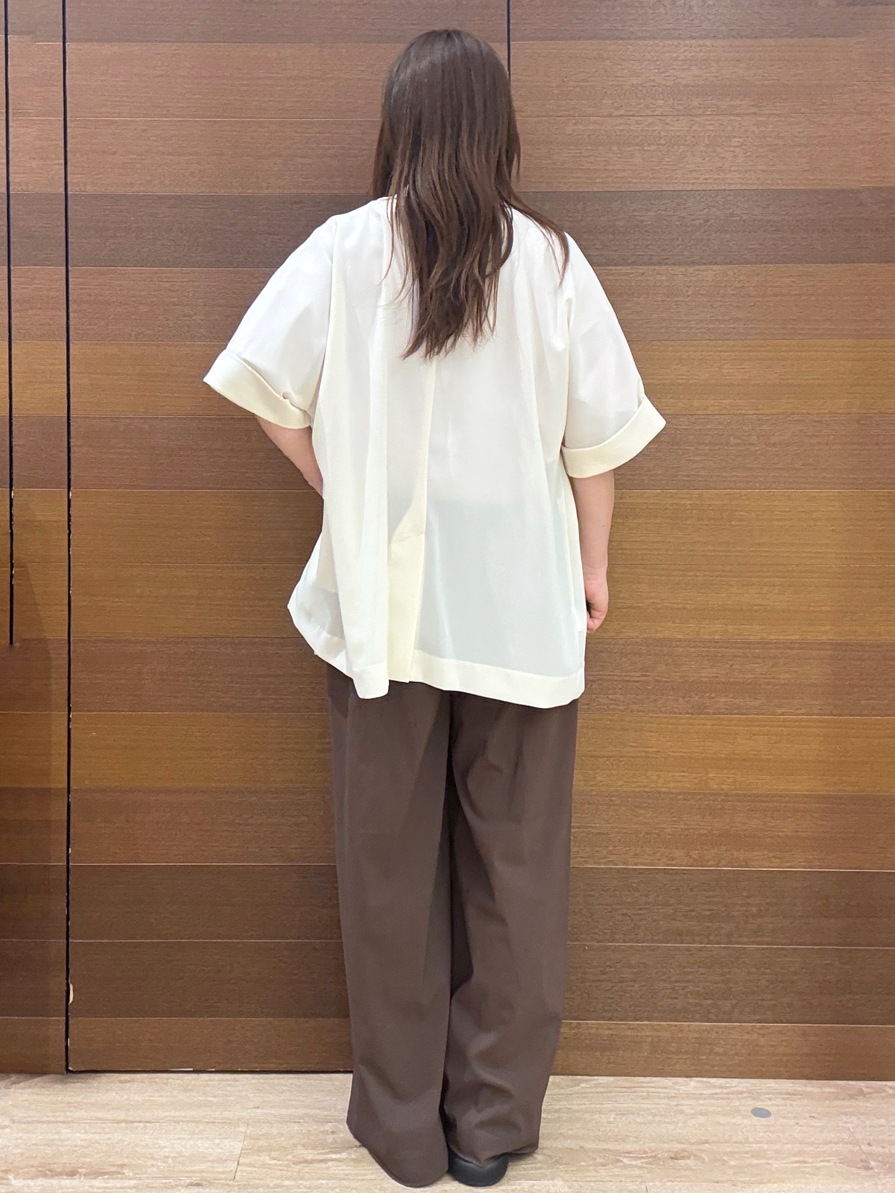 maichiさんの「OPAQUE.CLIP｜【接触冷感／吸水速乾／防シワ】リネンライクテーラードジャケット《洗濯機OK》」を使ったコーディネート