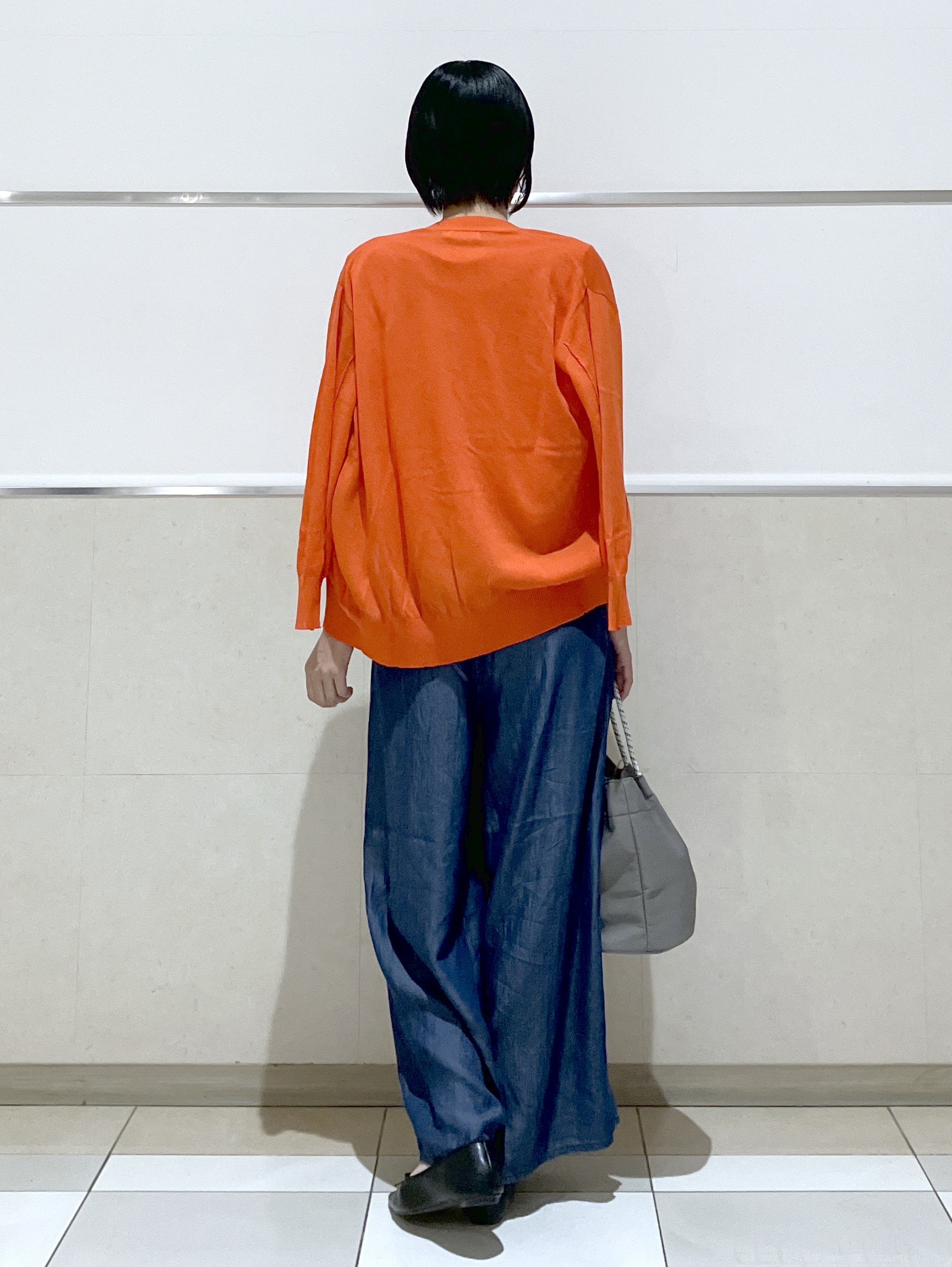 eriko さんの「Dessin｜【9色展開/接触冷感/UVカット】ドライタッチサマーニットT」を使ったコーディネート