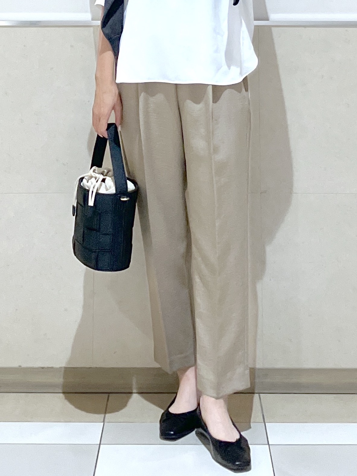 eriko さんの「Dessin｜ライトジョーゼットハーフスリーブブラウス」を使ったコーディネート