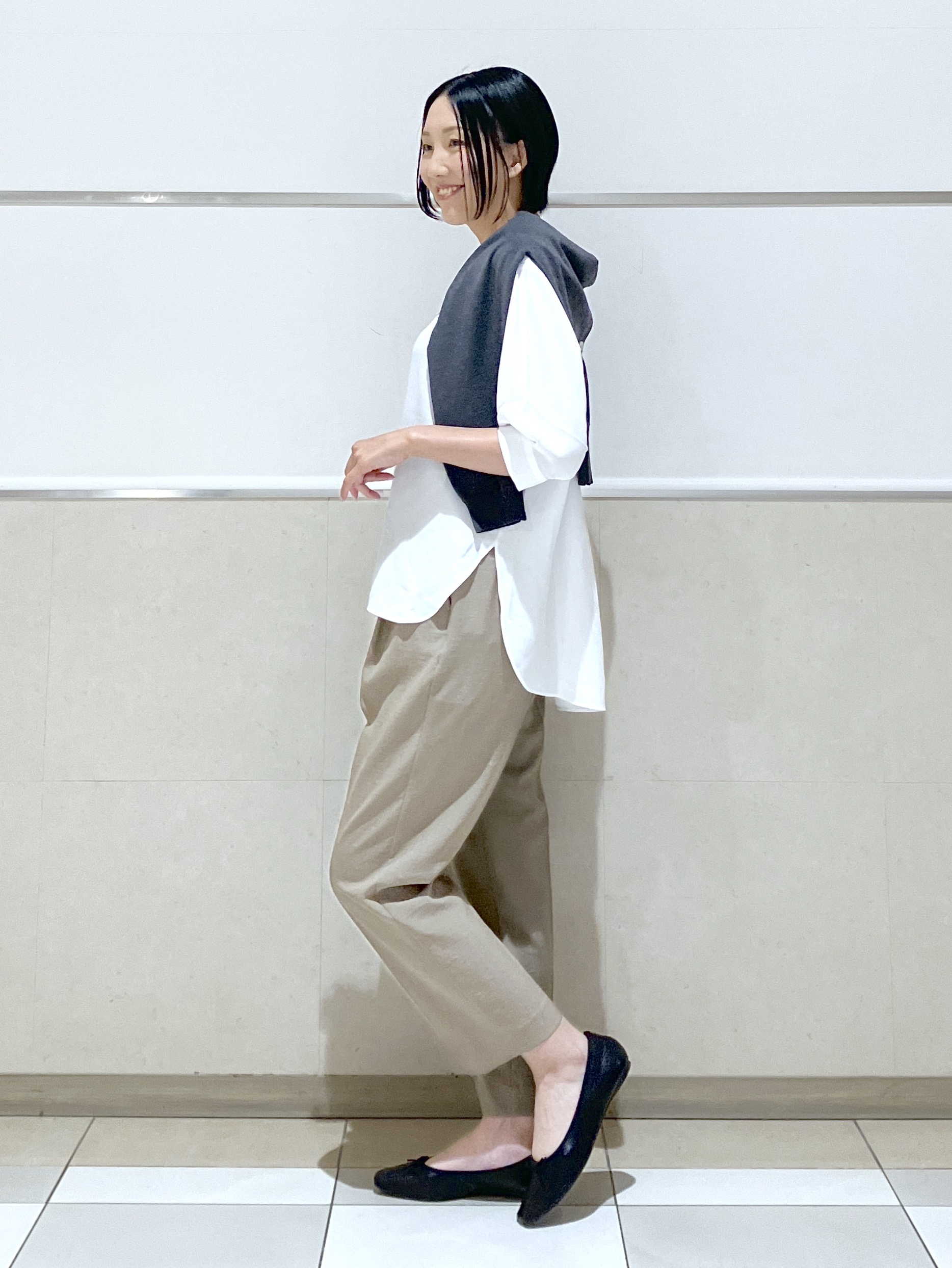 eriko さんの「Dessin｜ライトジョーゼットハーフスリーブブラウス」を使ったコーディネート