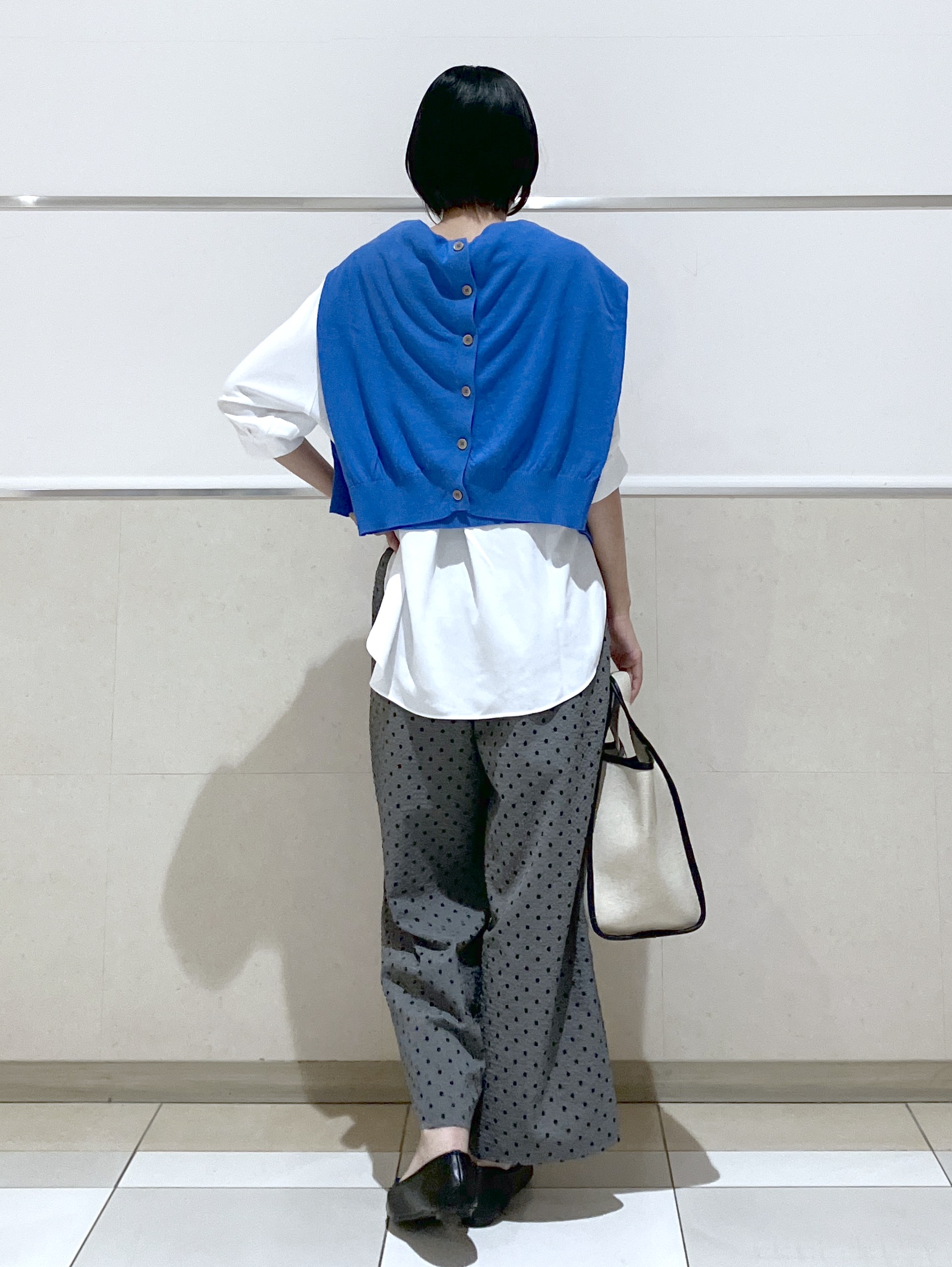 eriko さんの「Dessin｜ライトジョーゼットハーフスリーブブラウス」を使ったコーディネート