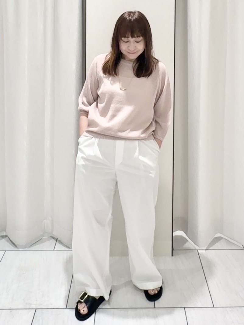 ʏᴜᴋɪᴋᴏさんの「UNTITLED｜【洗える/ゆったり】クルーネックドライニット」を使ったコーディネート