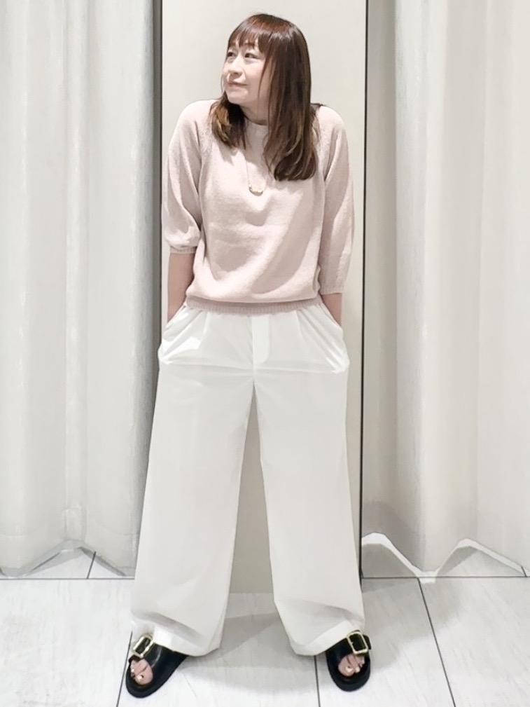 ʏᴜᴋɪᴋᴏさんの「UNTITLED｜【洗える/ゆったり】クルーネックドライニット」を使ったコーディネート