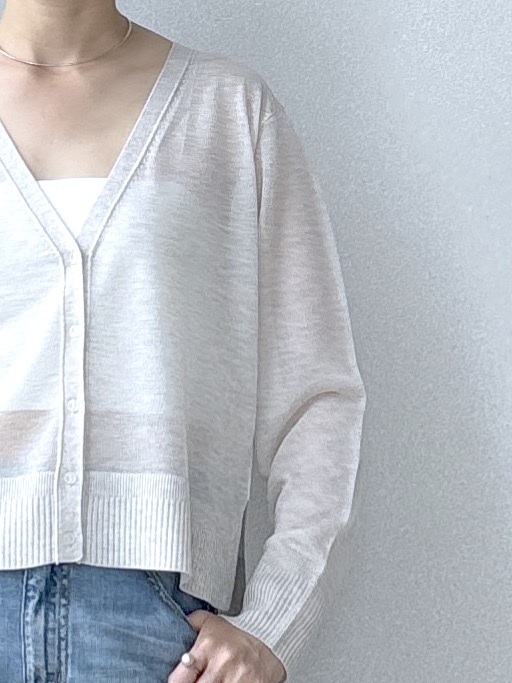 saitoさんの「DRESSTERIOR｜【日除け/冷房対策】ウォッシャブルシアーカーディガン」を使ったコーディネート
