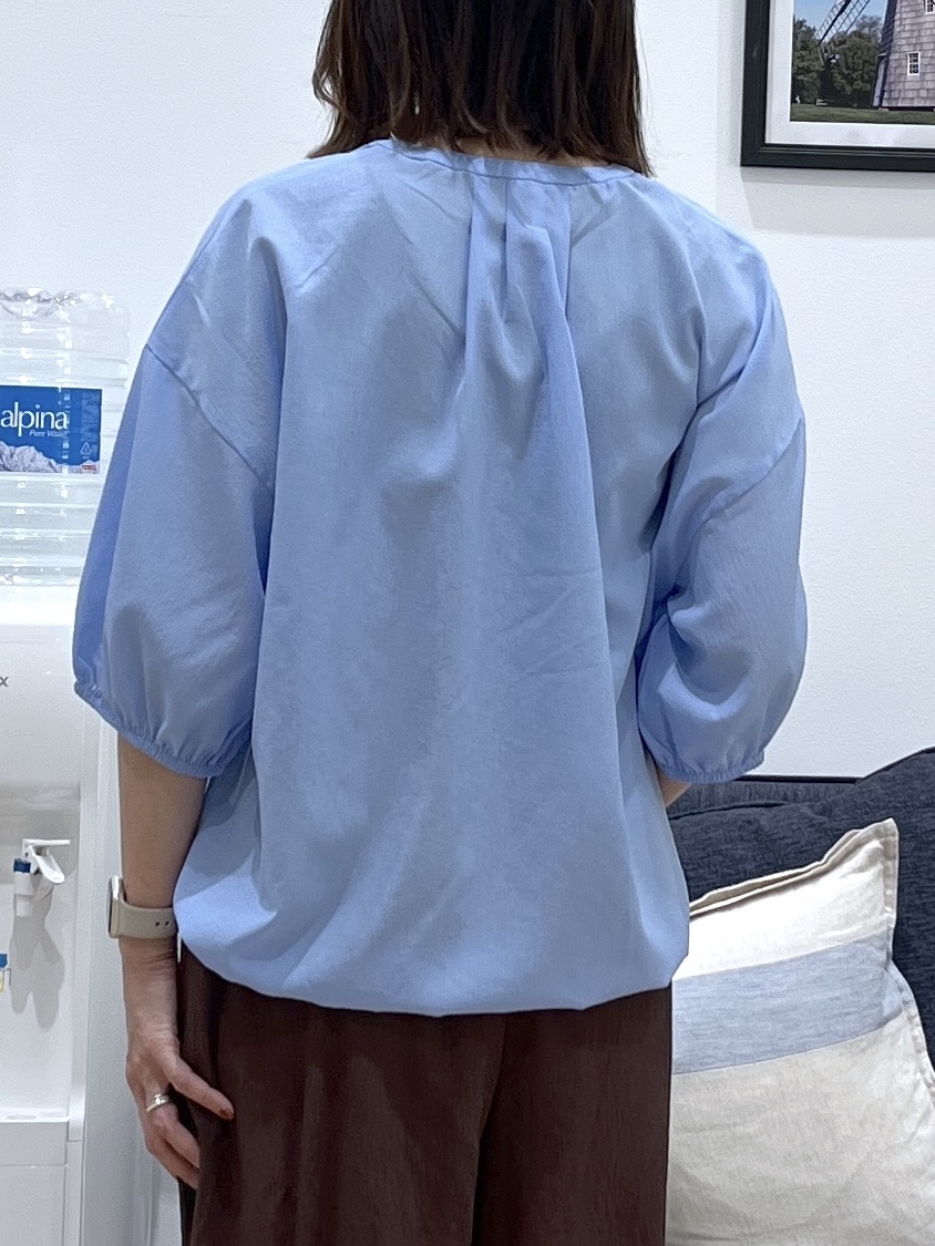 canaさんの「Dessin｜【高通気/セットアップ可】ハーフスリーブドロストシャツブラウス」を使ったコーディネート