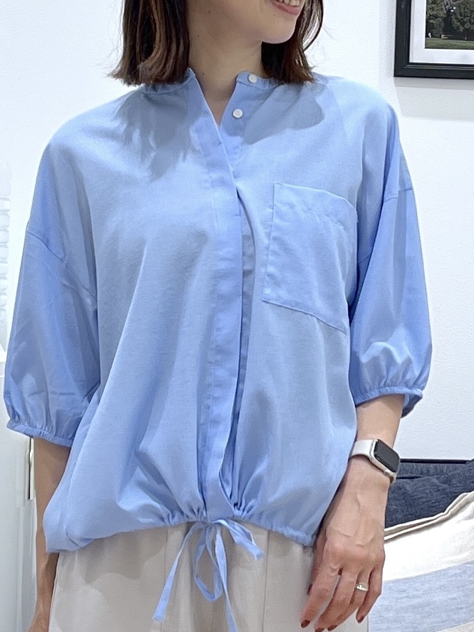 canaさんの「Dessin｜【高通気/セットアップ可】ハーフスリーブドロストシャツブラウス」を使ったコーディネート