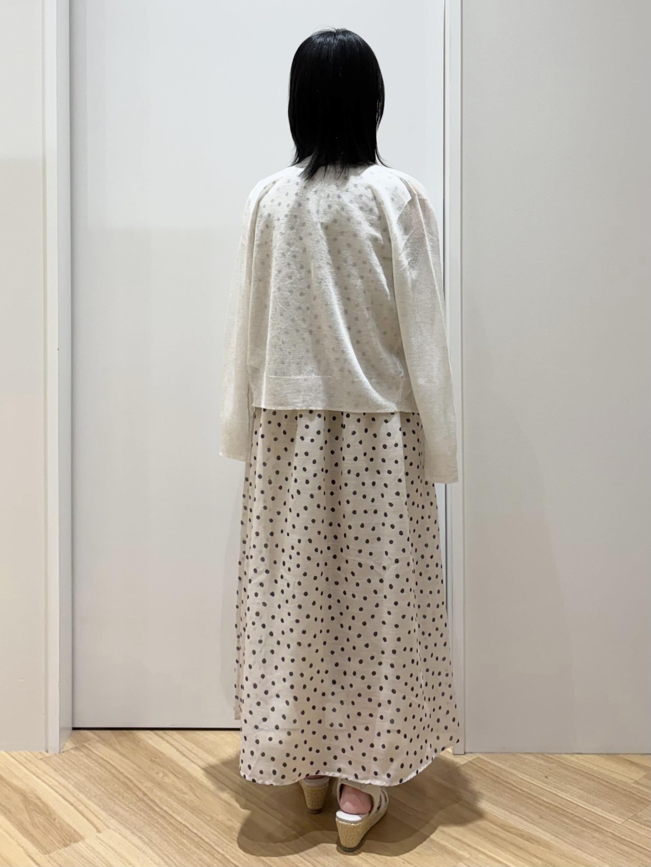 kanonさんの「grove｜高評価！【洗える/名品】大人の透け感、シアーカーディガン」を使ったコーディネート