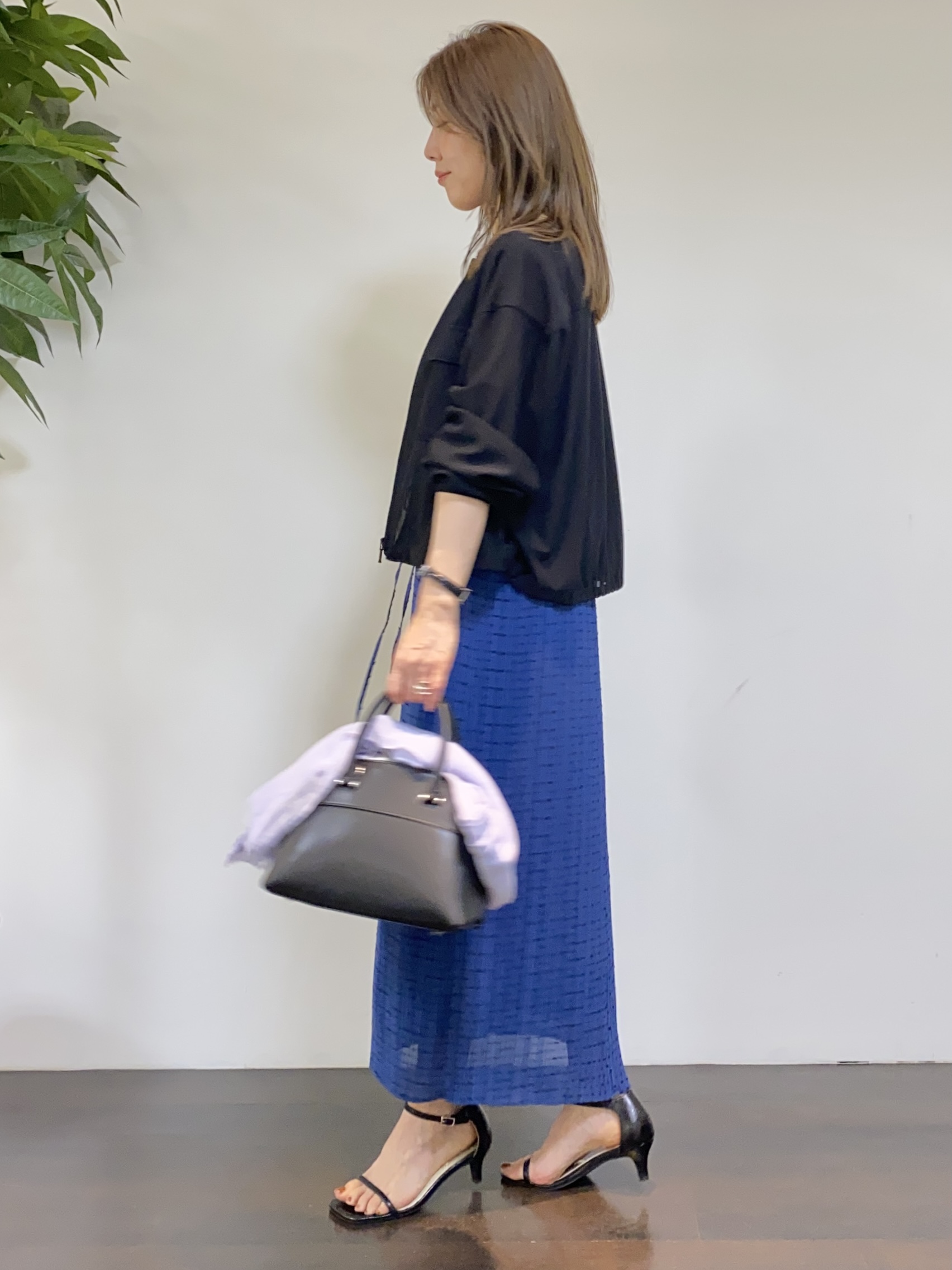 tomoさんの「UNTITLED｜◆【洗える】シアーブルゾン」を使ったコーディネート