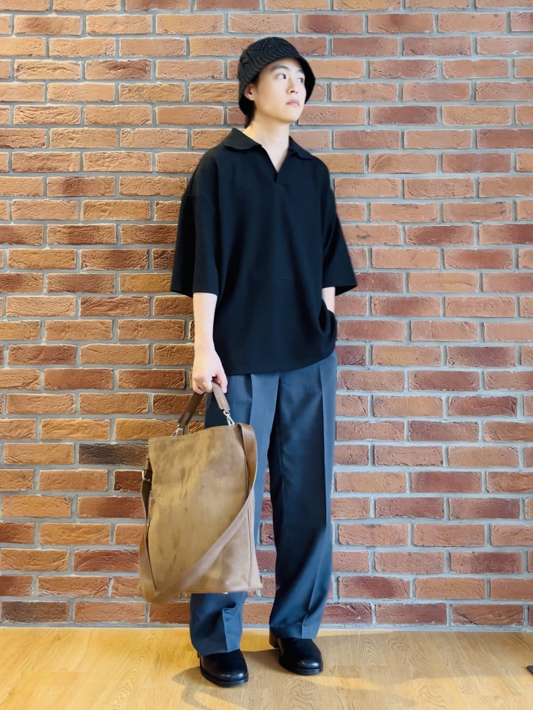 ワッキーさんの「tk.TAKEO KIKUCHI｜オープンワークバケットハット」を使ったコーディネート