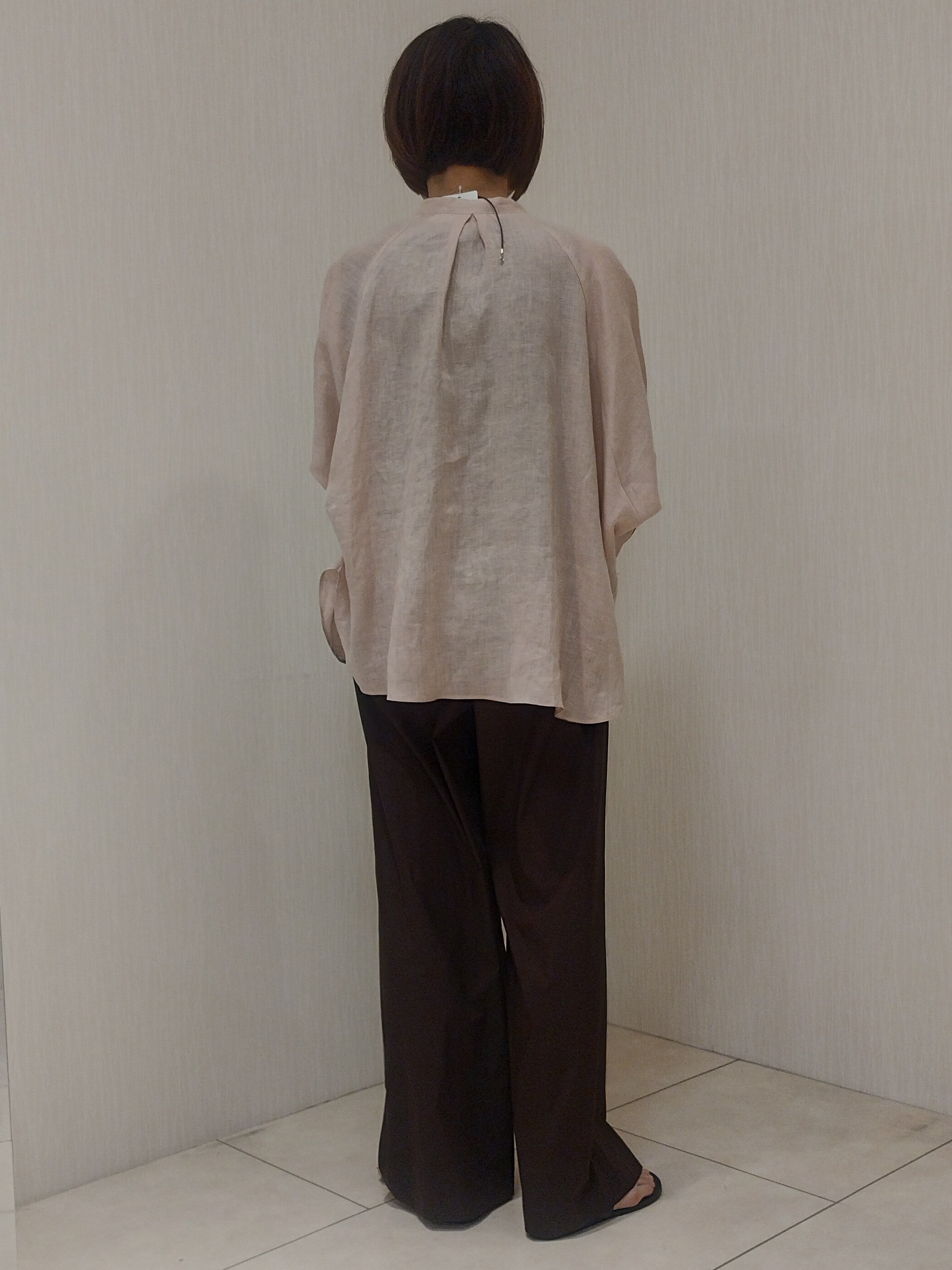 u&minus;macoさんの「UNTITLED｜【麻100】リネンドルマンシャツ」を使ったコーディネート