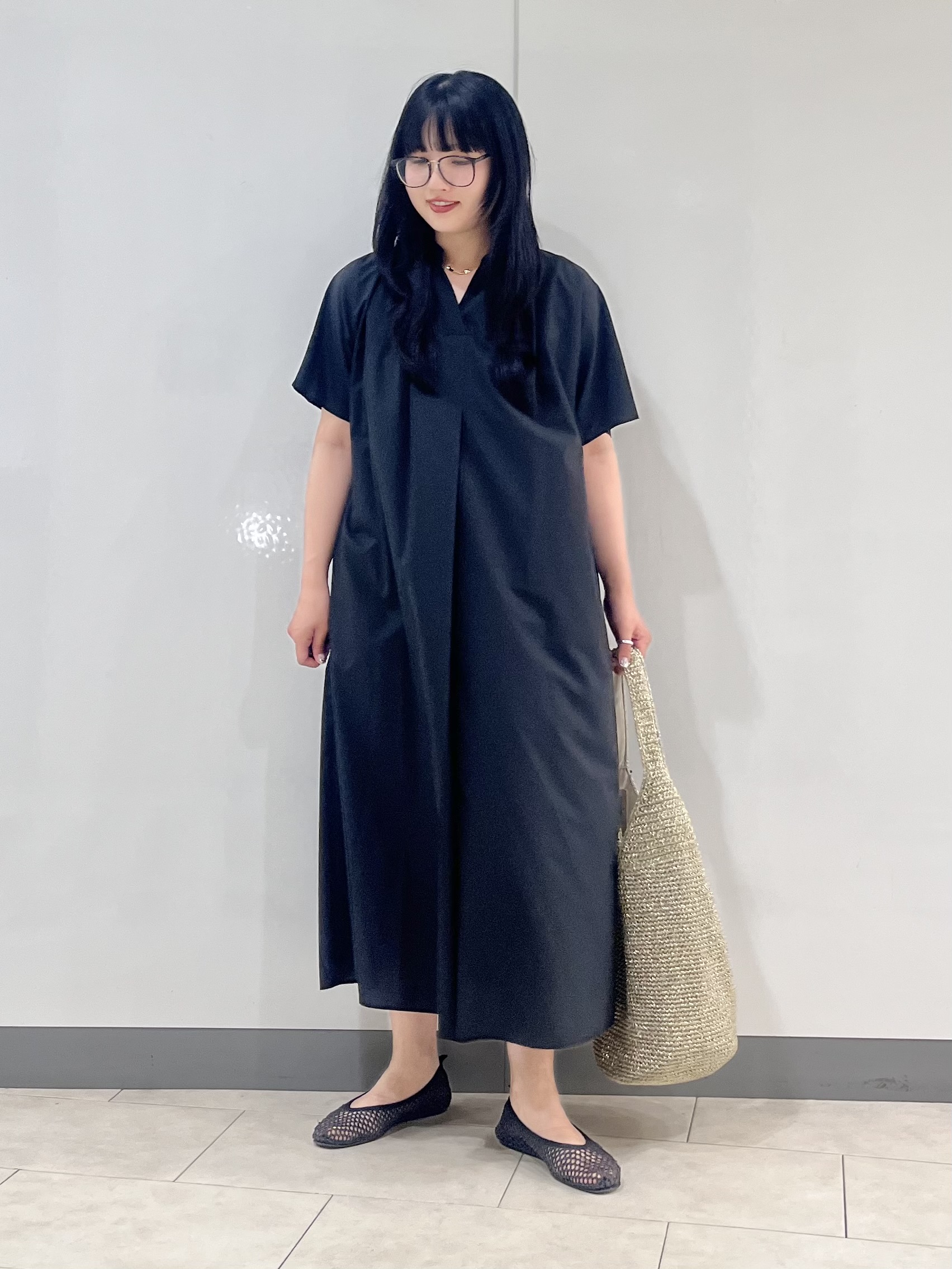 hasuさんの「INDIVI｜【撥水／UVカット】ベルト付きワンピース」を使ったコーディネート